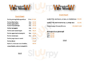 Grandcafe De Wens menu