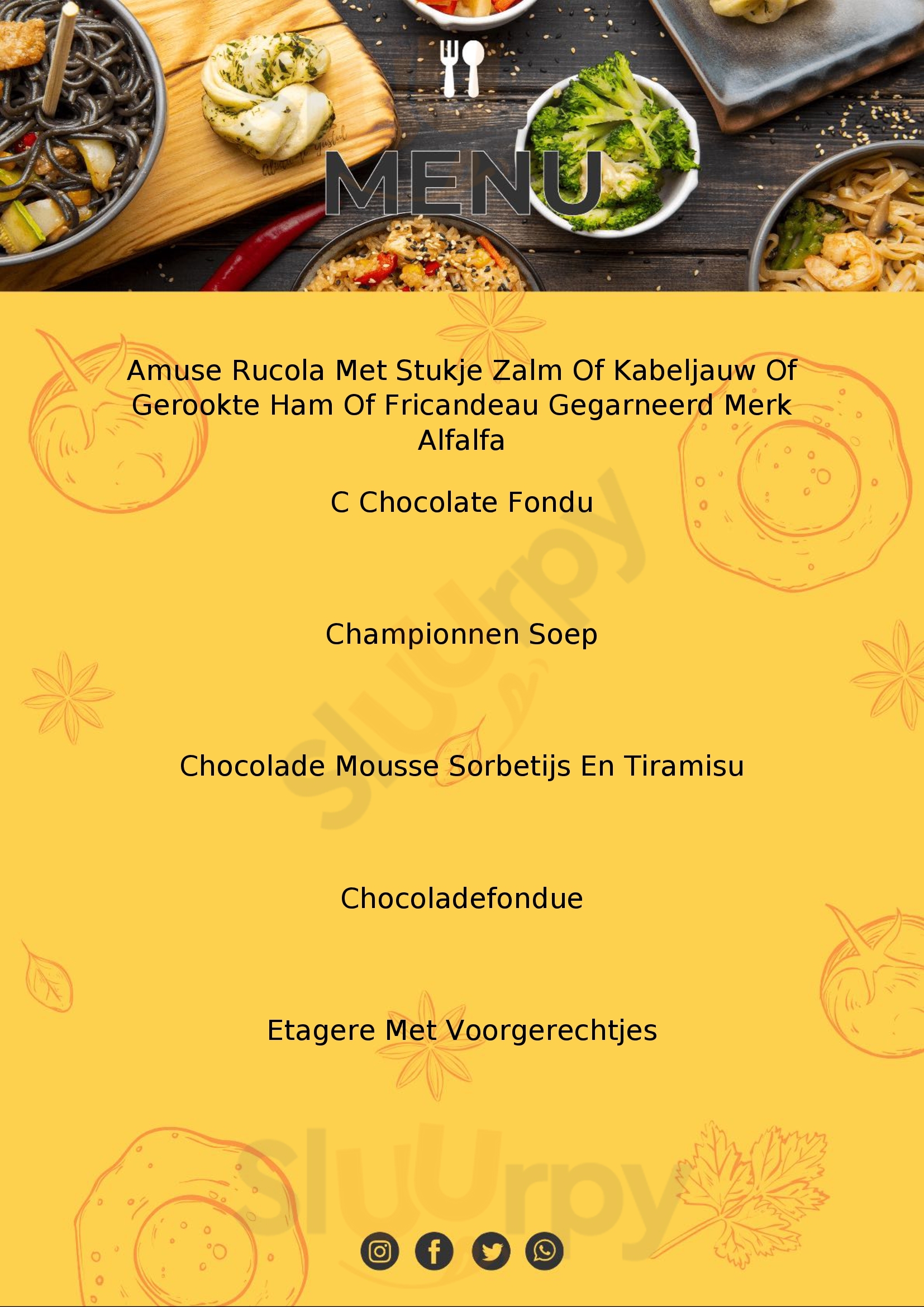 De Kleine Weimar Den Haag Menu - 1