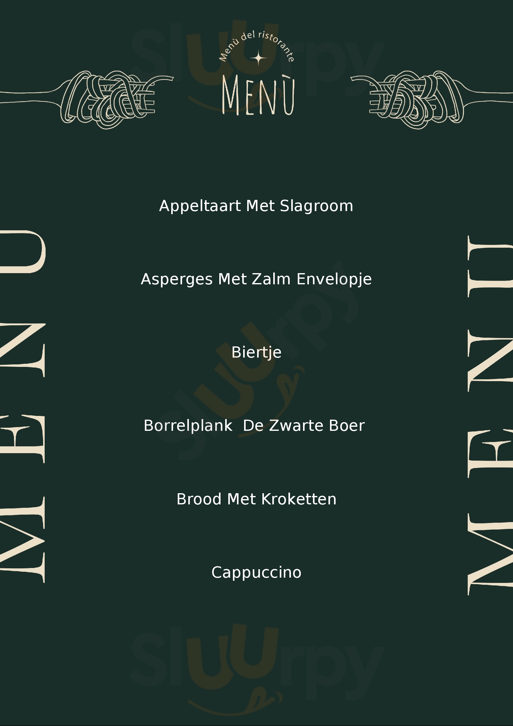 Restaurant De Zwarte Boer Ermelo Menu - 1