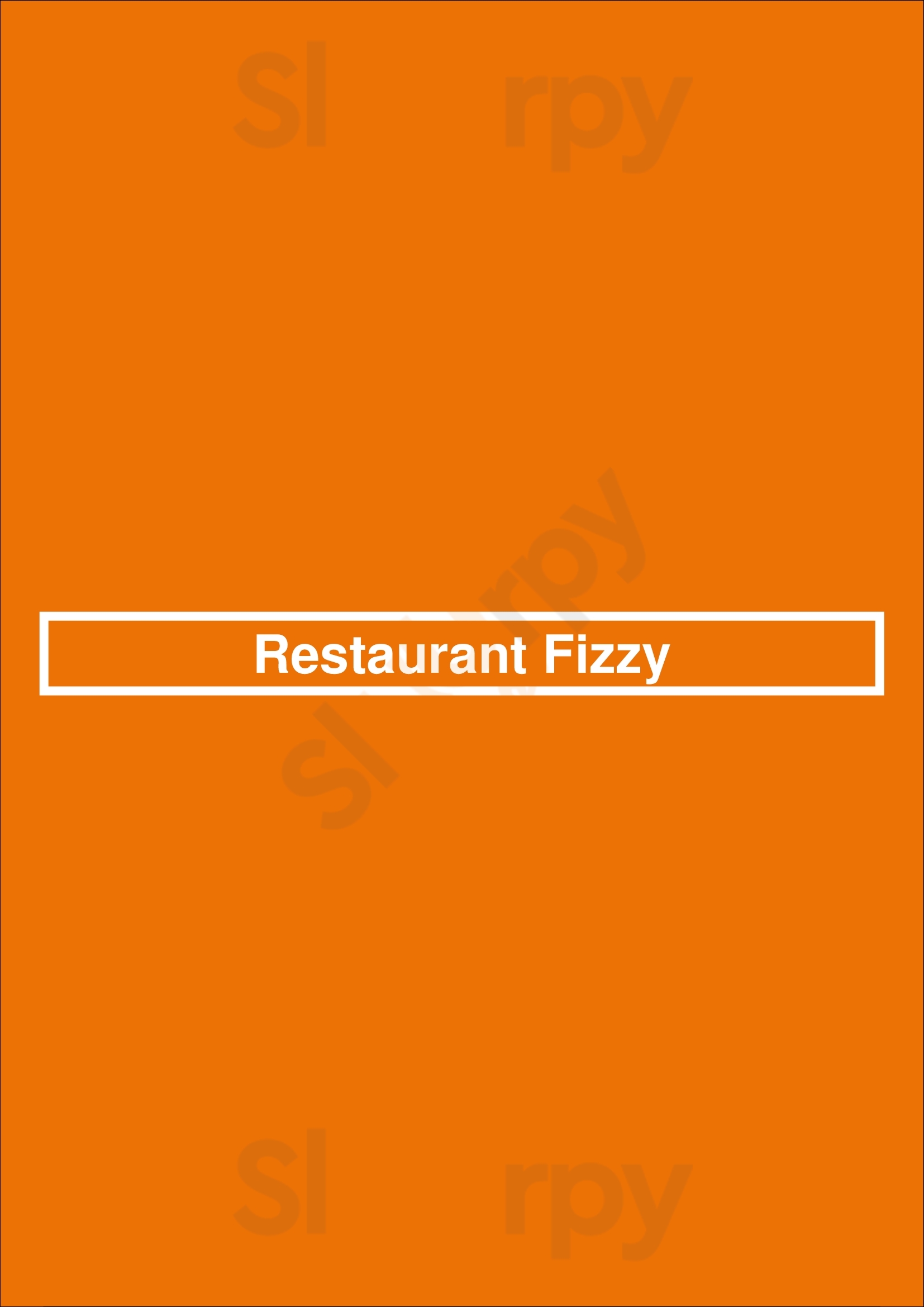 Restaurant Fizzy Epe Menu - 1