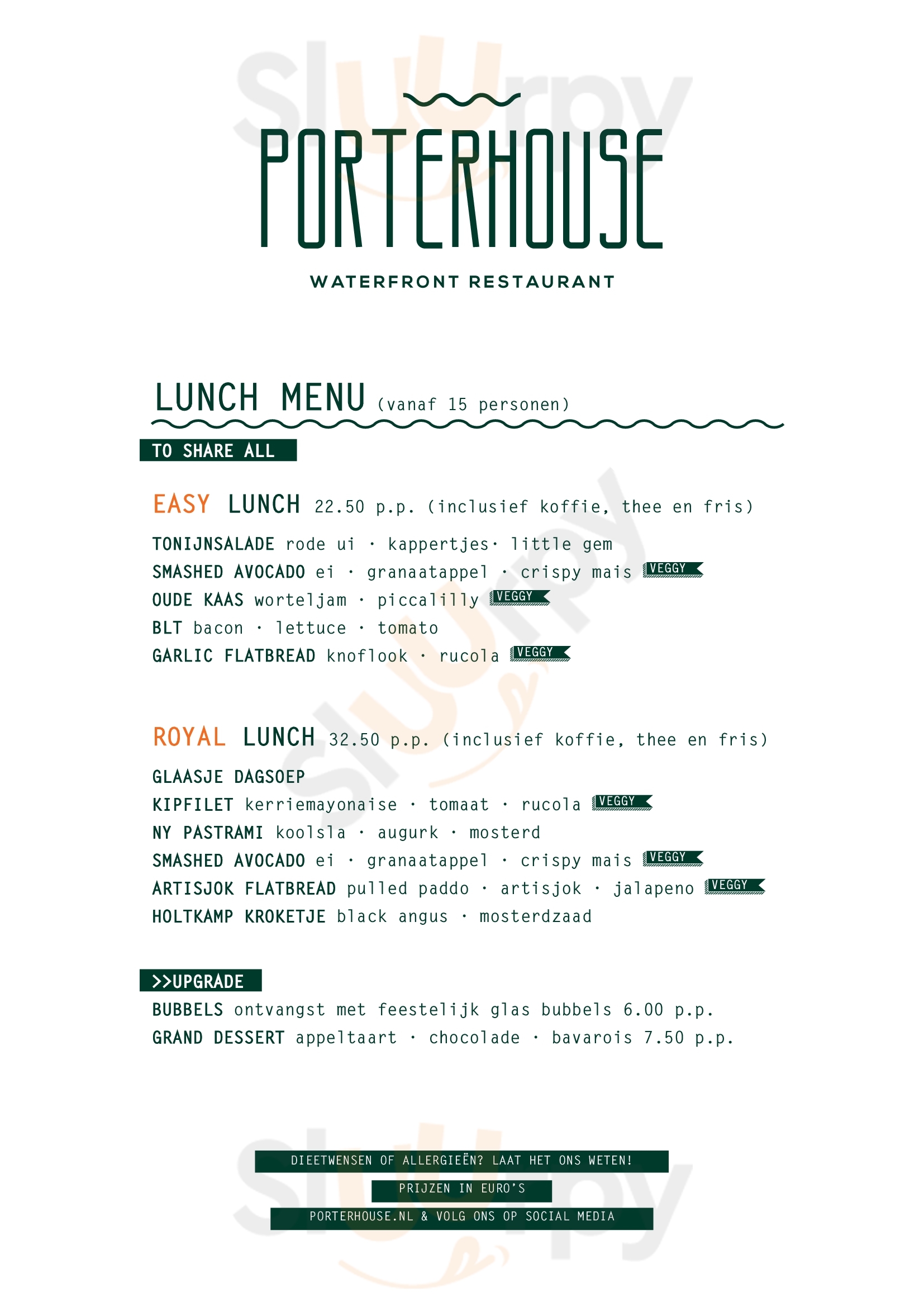 Porterhouse Huizen Menu - 1