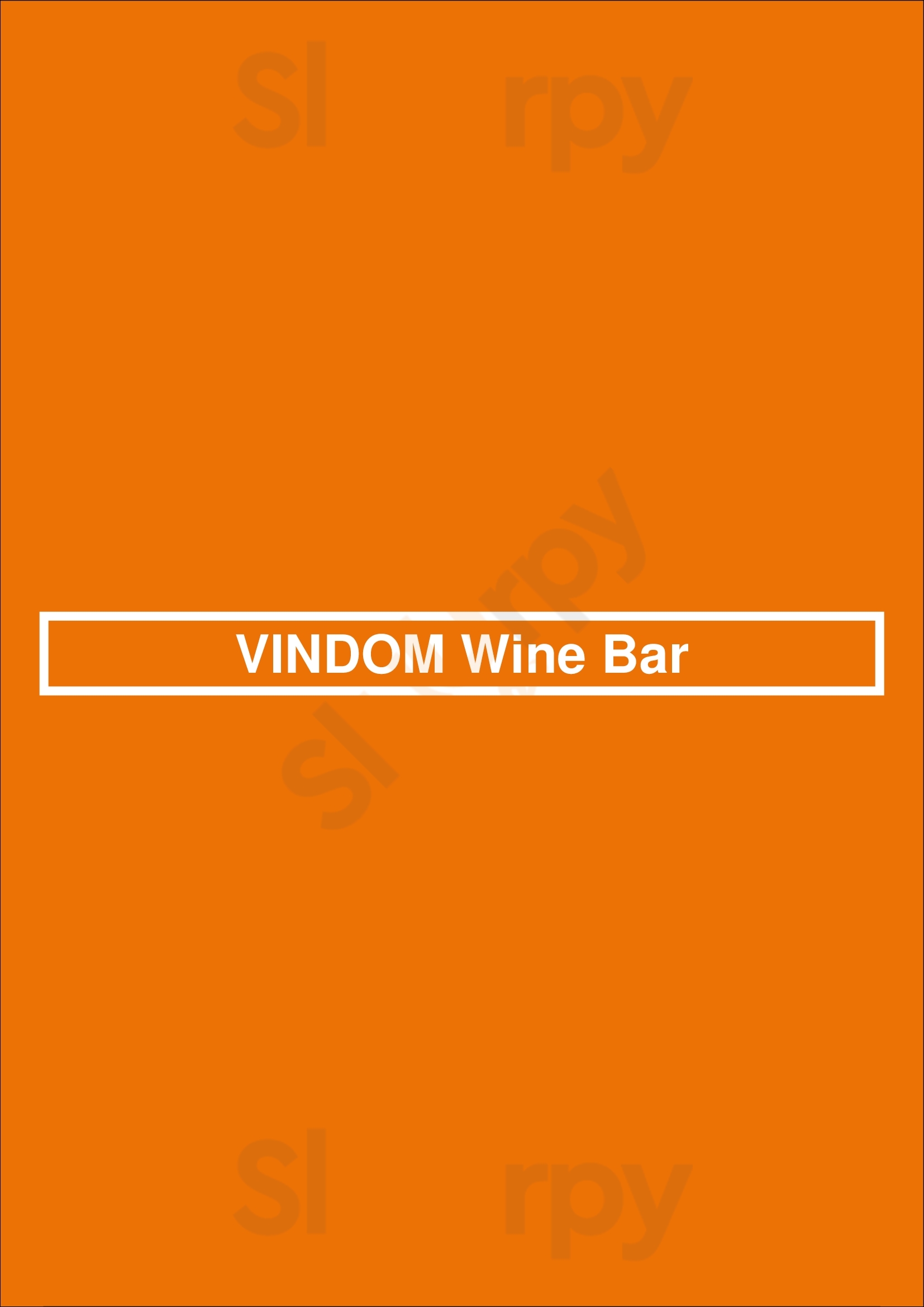 Vindom Wine Bar Oldenzaal Menu - 1