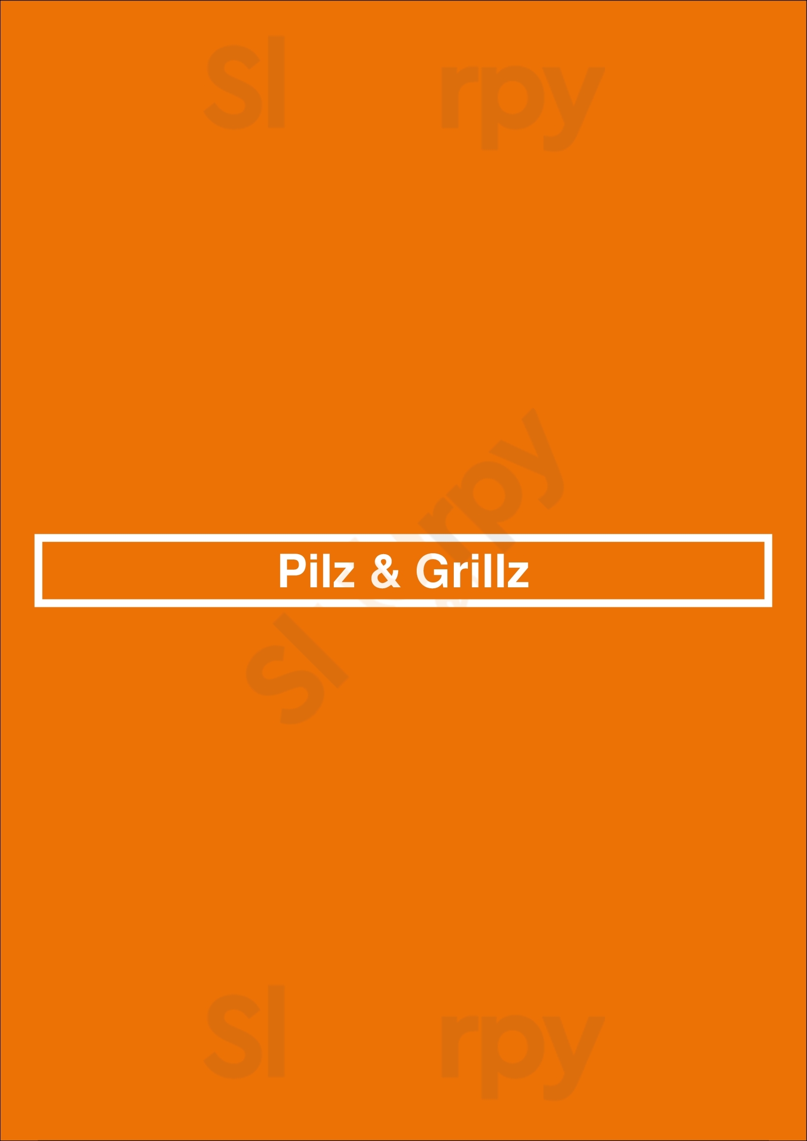 Pilz & Grillz Veghel Menu - 1