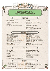 De Proeftuyn menu