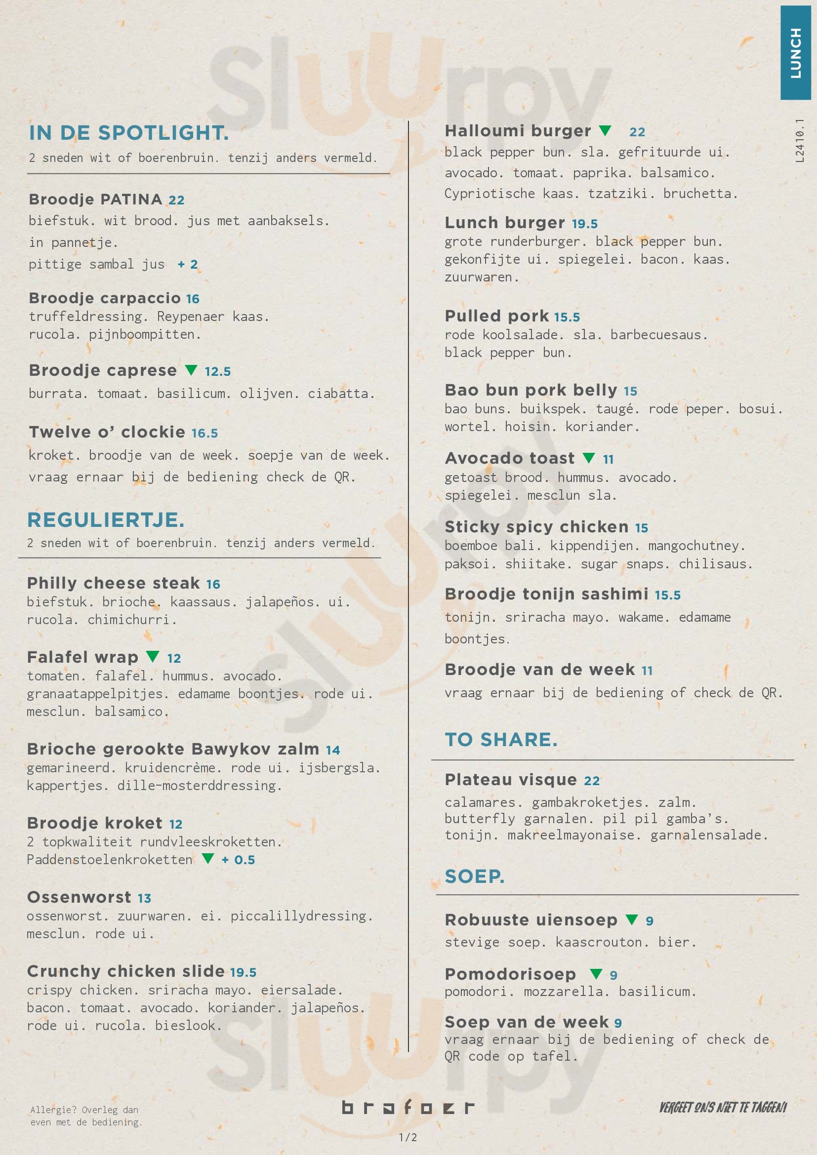 De 19e Heemskerk Menu - 1