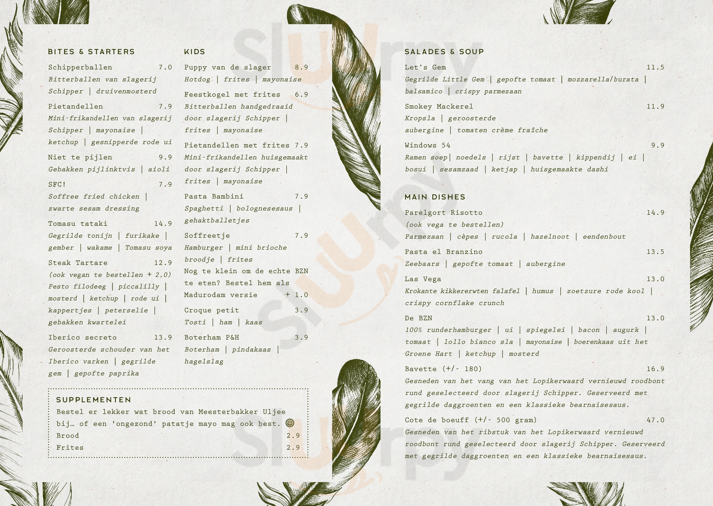 Soffree On Fifty-four Oud-Beijerland Menu - 1