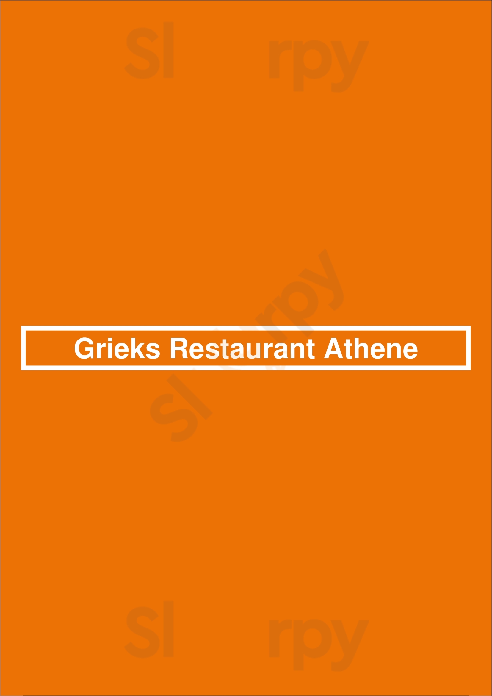 Grieks Restaurant Athene Gulpen Menu - 1