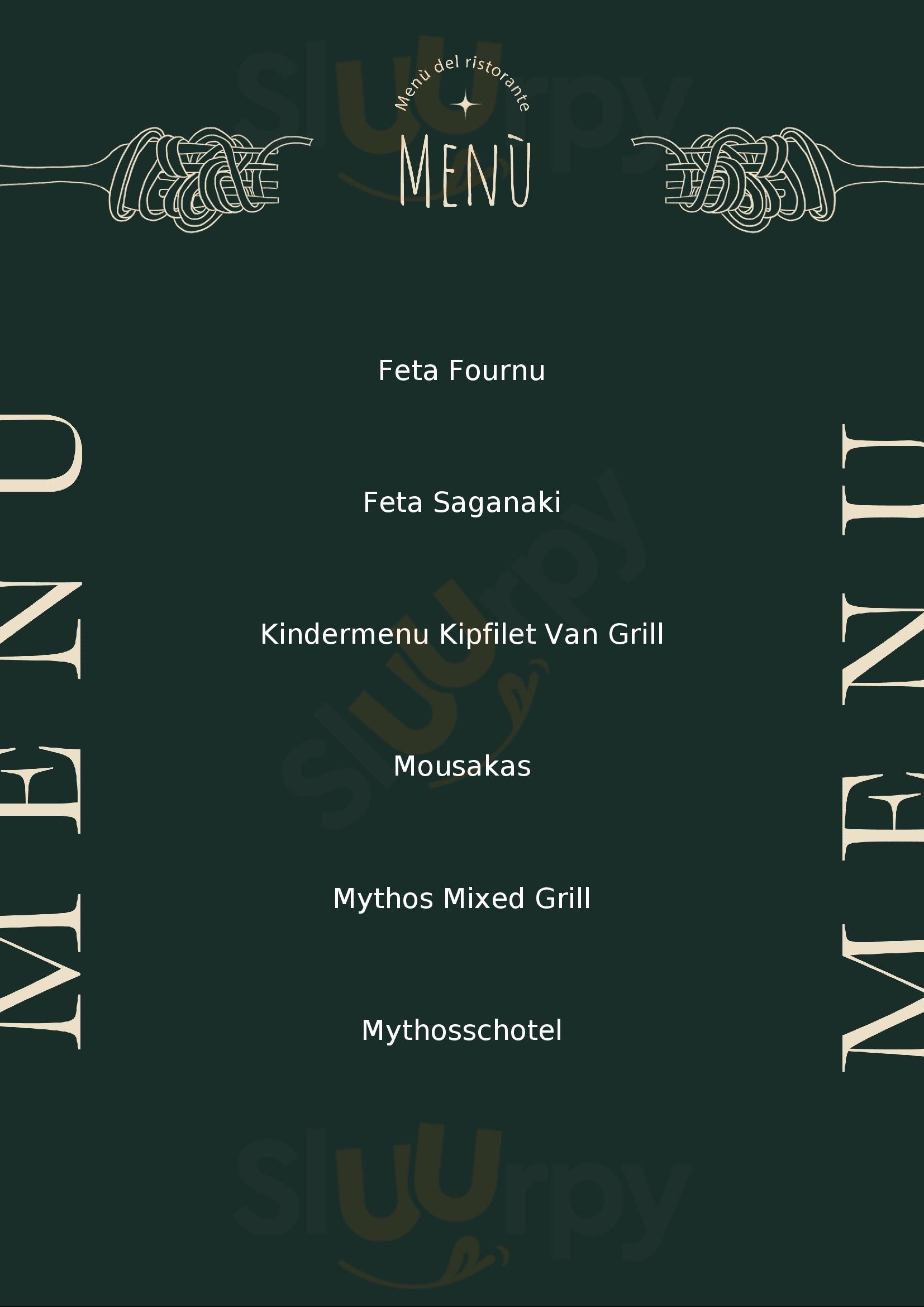 Mythos Zwijndrecht Menu - 1