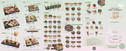 Restaurant Aan De Maas menu