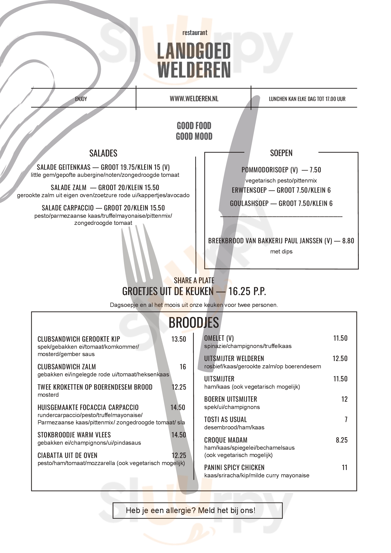 Restaurant Welderen Elst Menu - 1