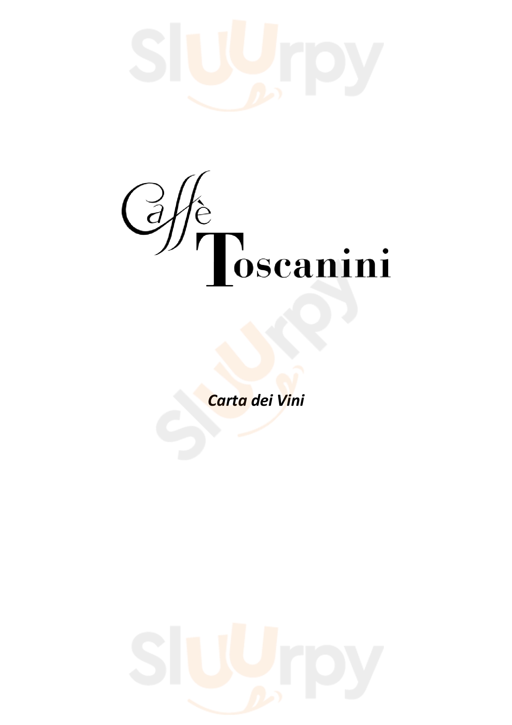 Caffè Toscanini Amsterdam Menu - 1