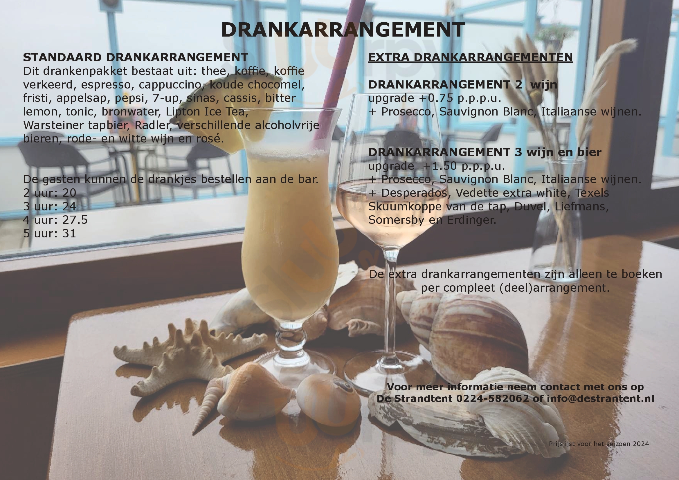 De Strandtent Callantsoog Menu - 1