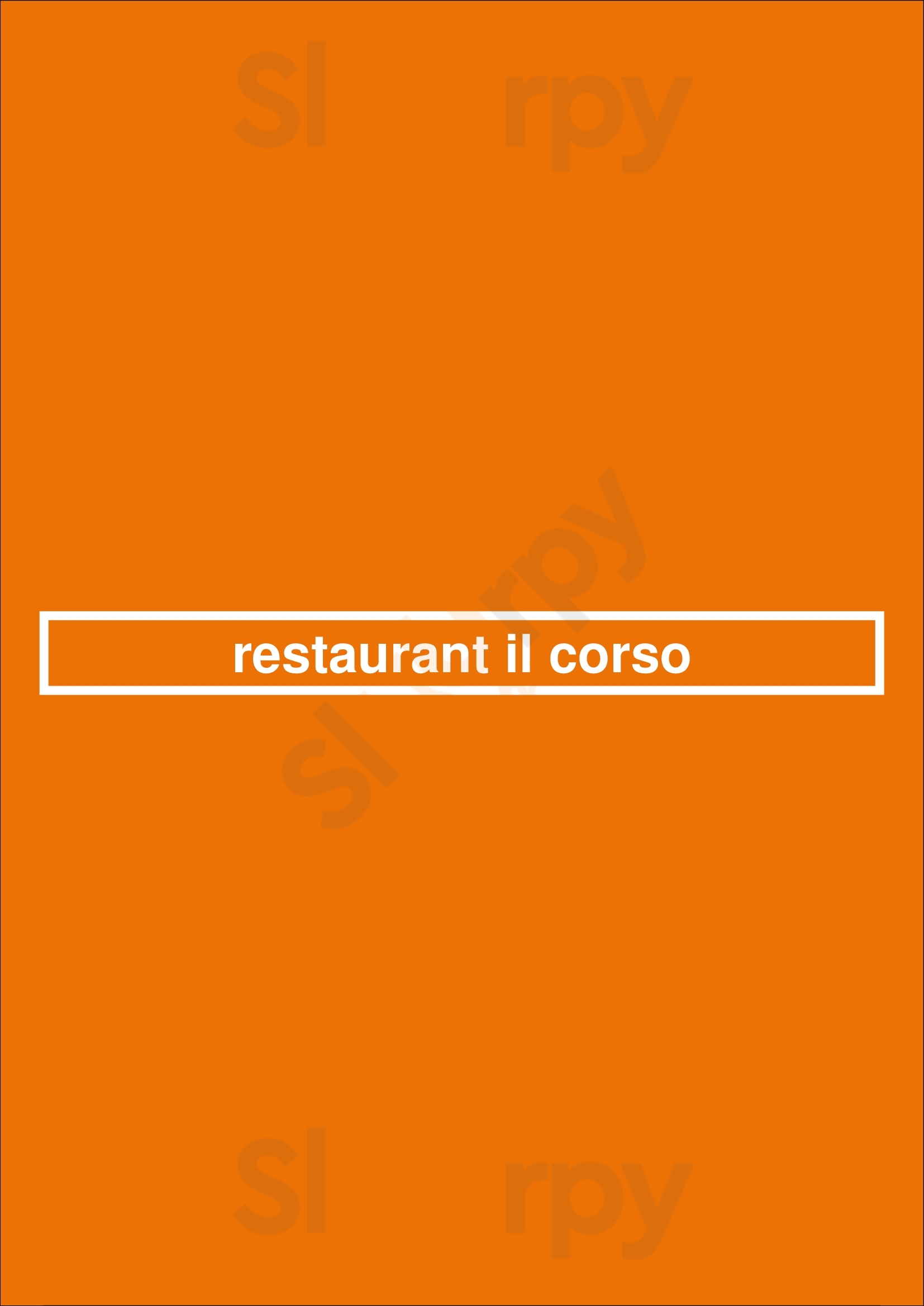 Restaurant Il Corso Heiloo Menu - 1