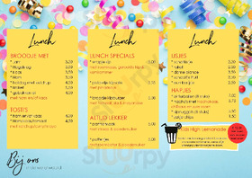 Bij Ons In De Wellerwaard menu