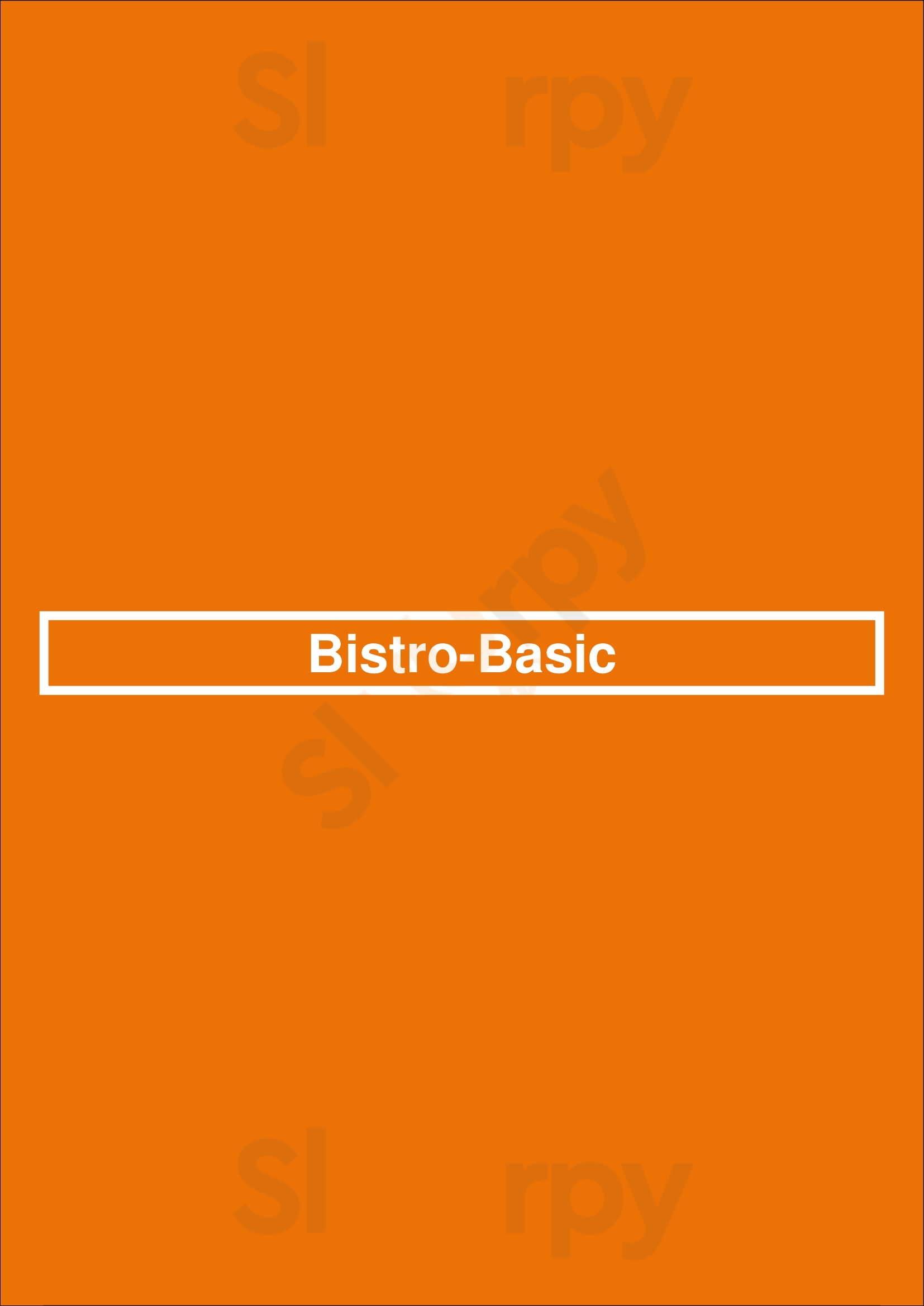 Bistro-basic Papendrecht Menu - 1