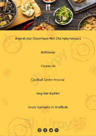 Eetcafé Ff menu