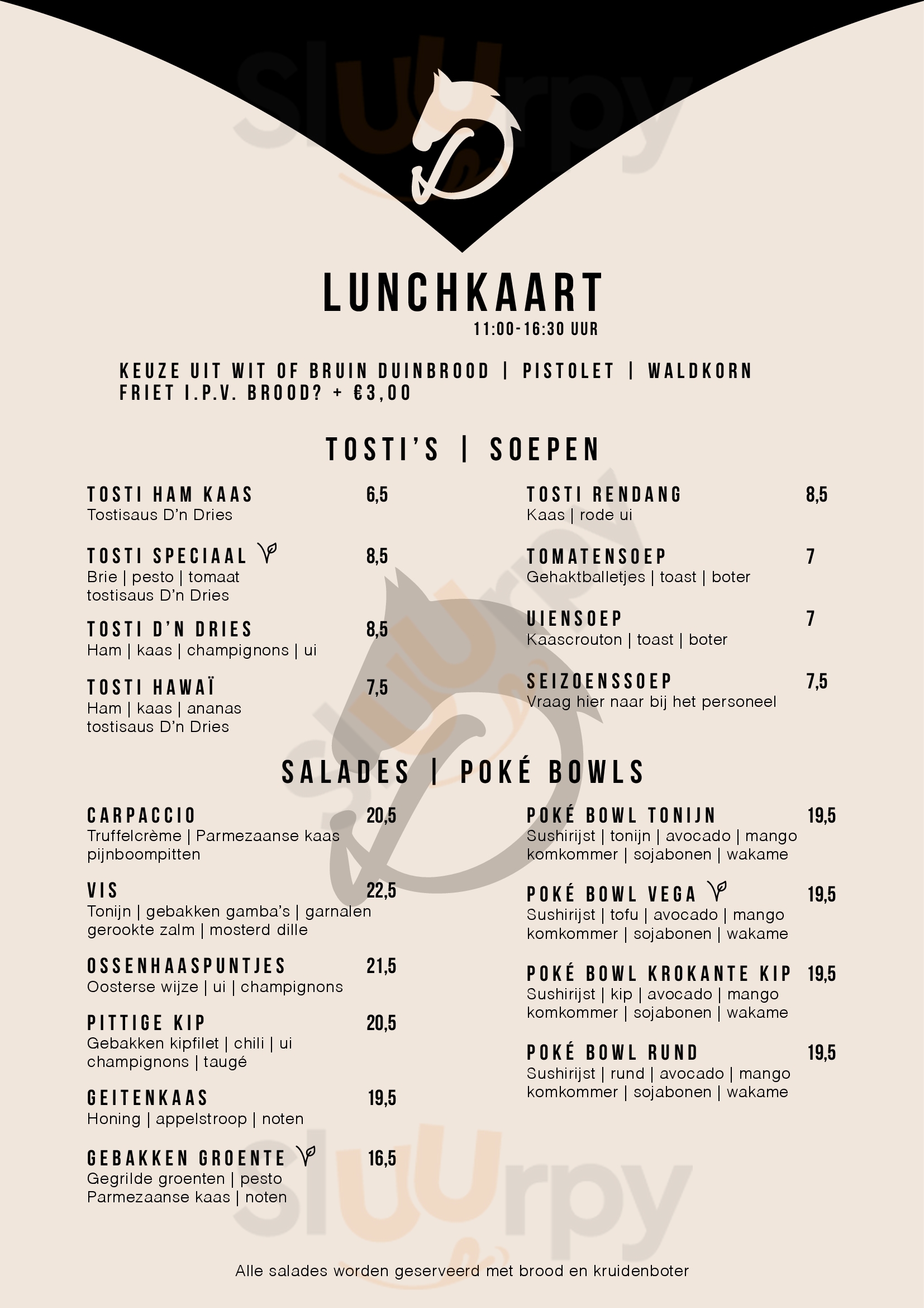 Herberg D'n Dries Drunen Menu - 1