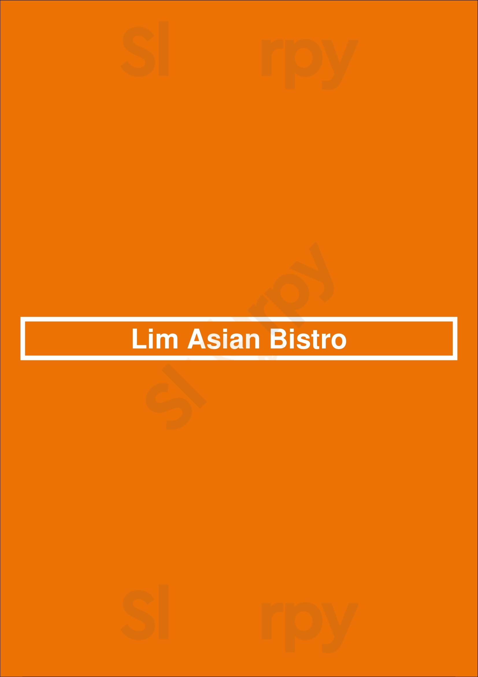 Lim Asian Bistro Spakenburg Menu - 1