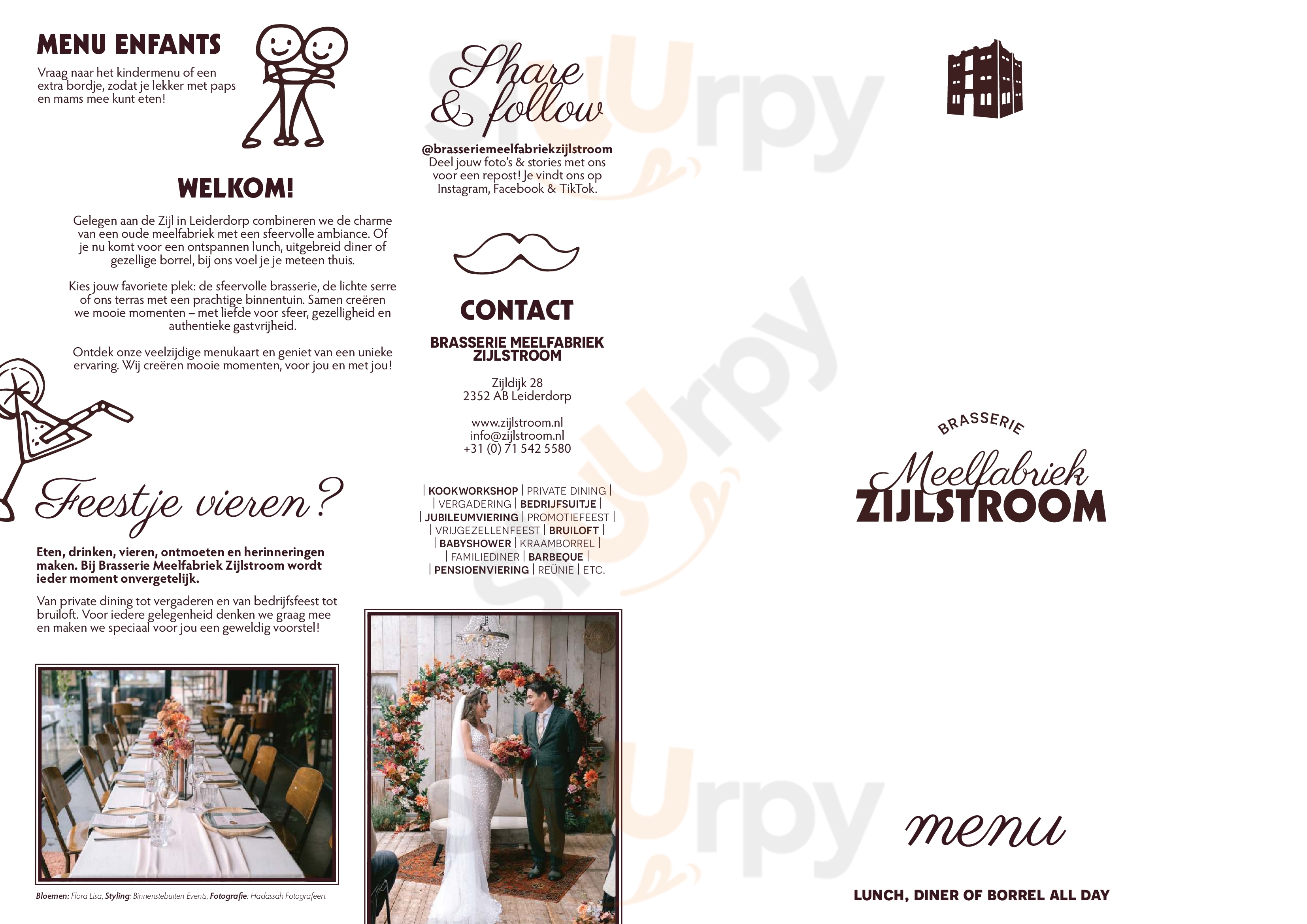 Brasserie Meelfabriek Zijlstroom Leiderdorp Menu - 1