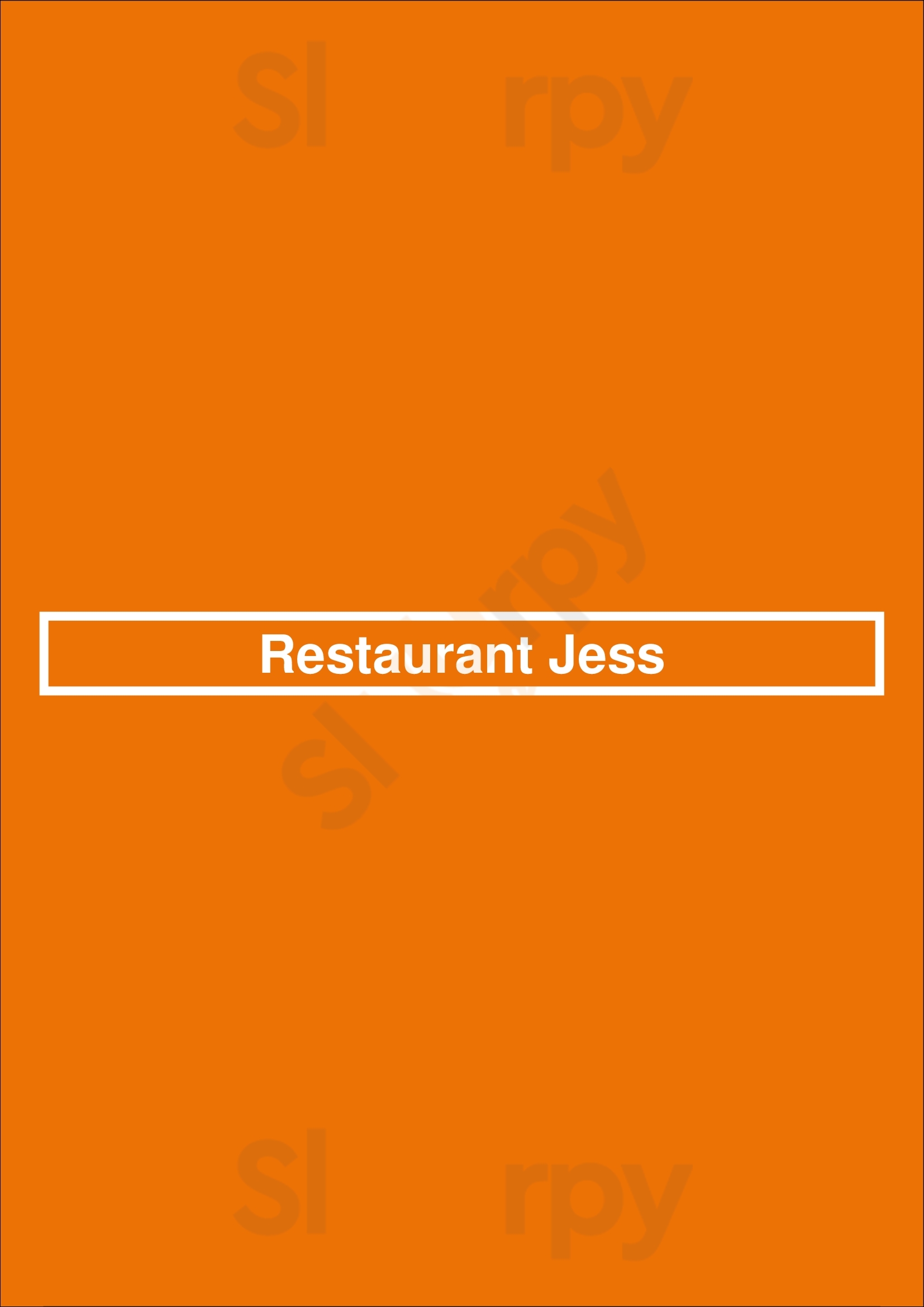 Restaurant Jess Abcoude Menu - 1