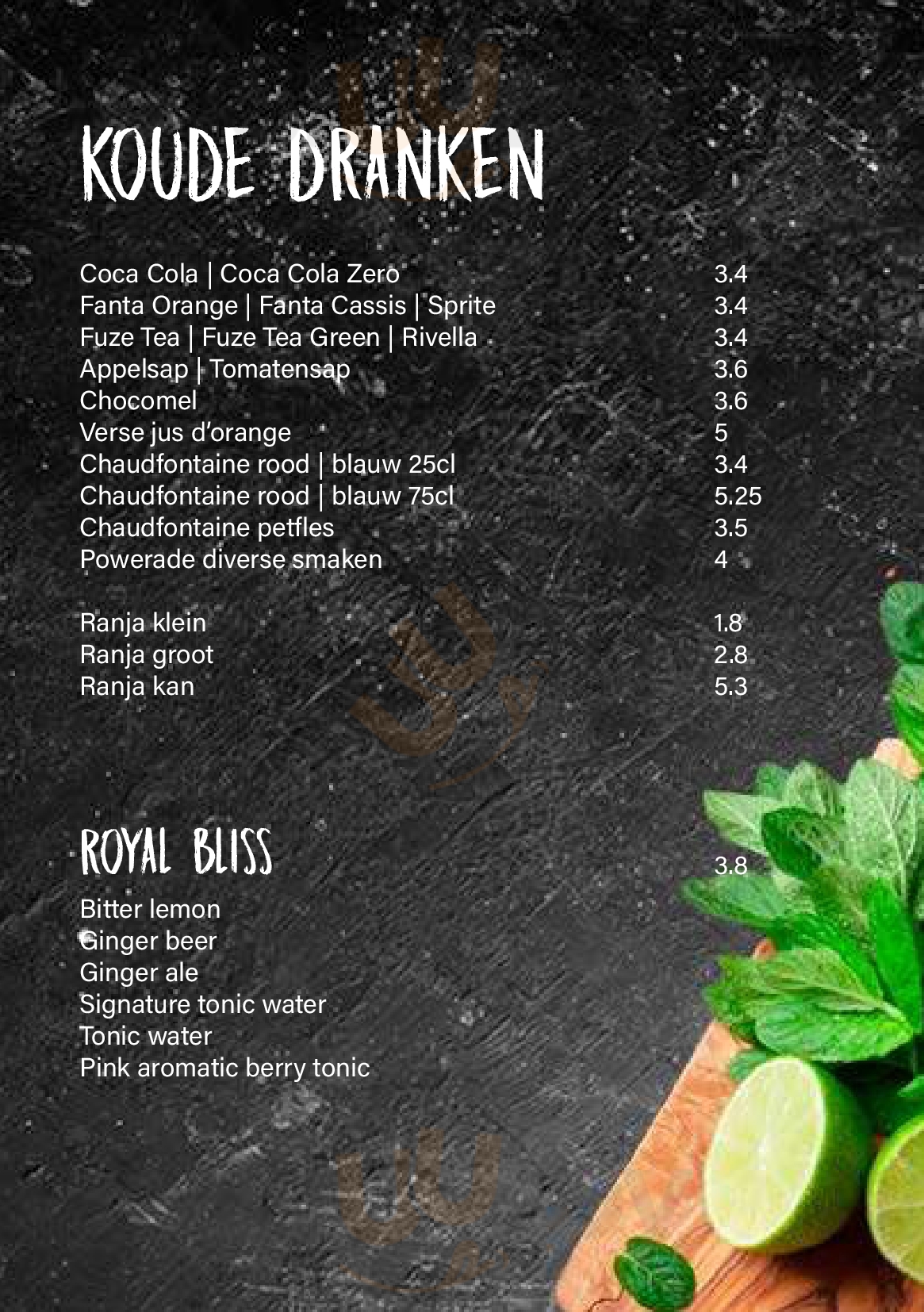 Dekker Warmond Warmond Menu - 1