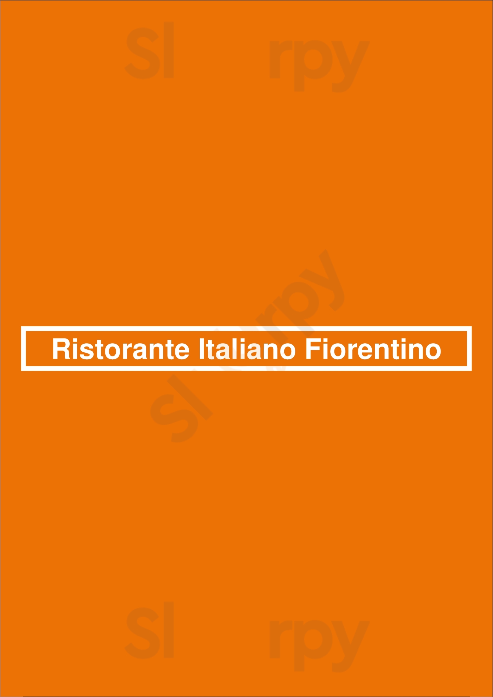 Ristorante Italiano Fiorentino Amsterdam Menu - 1
