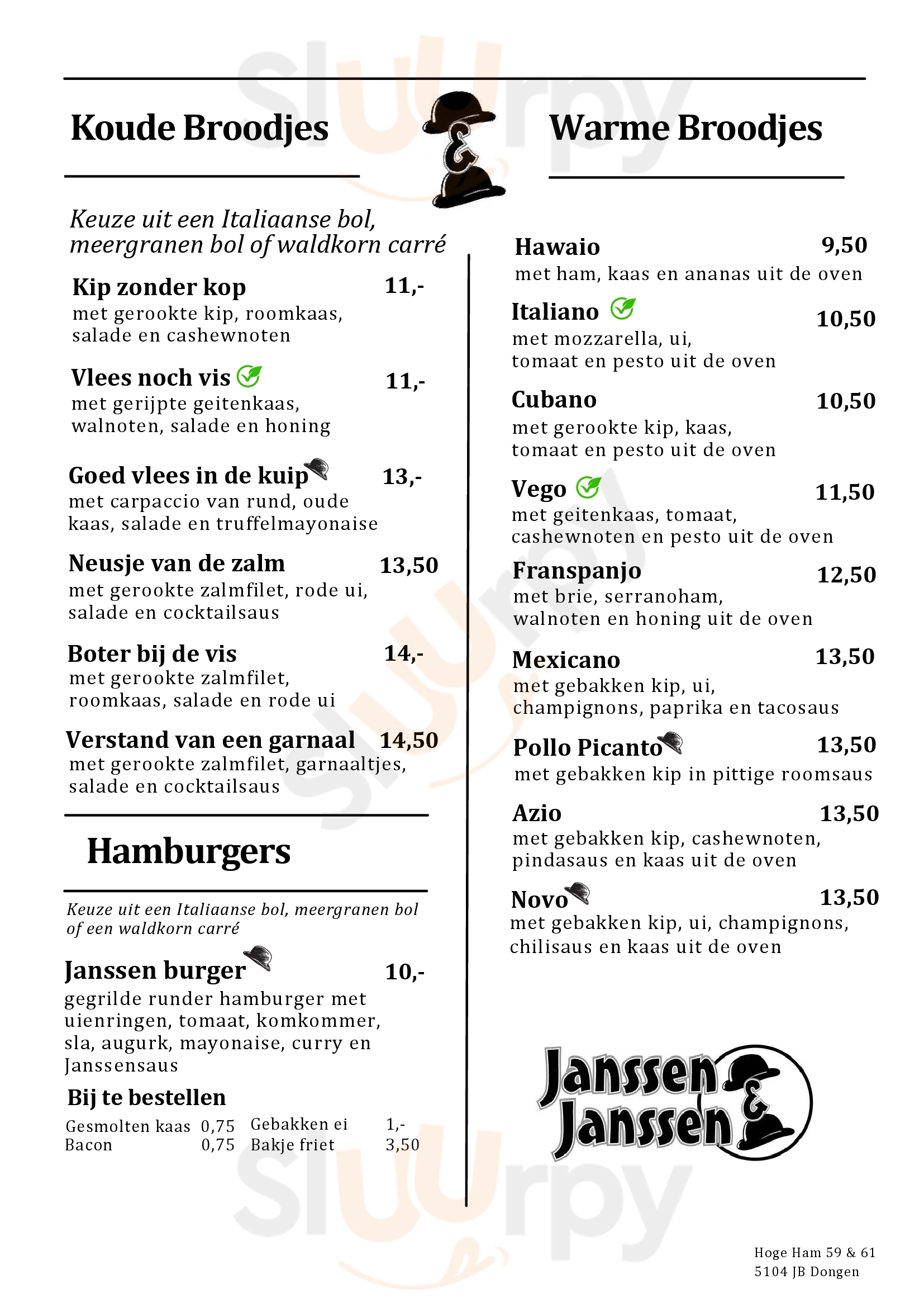 Eetcafe Janssen En Janssen Dongen Menu - 1