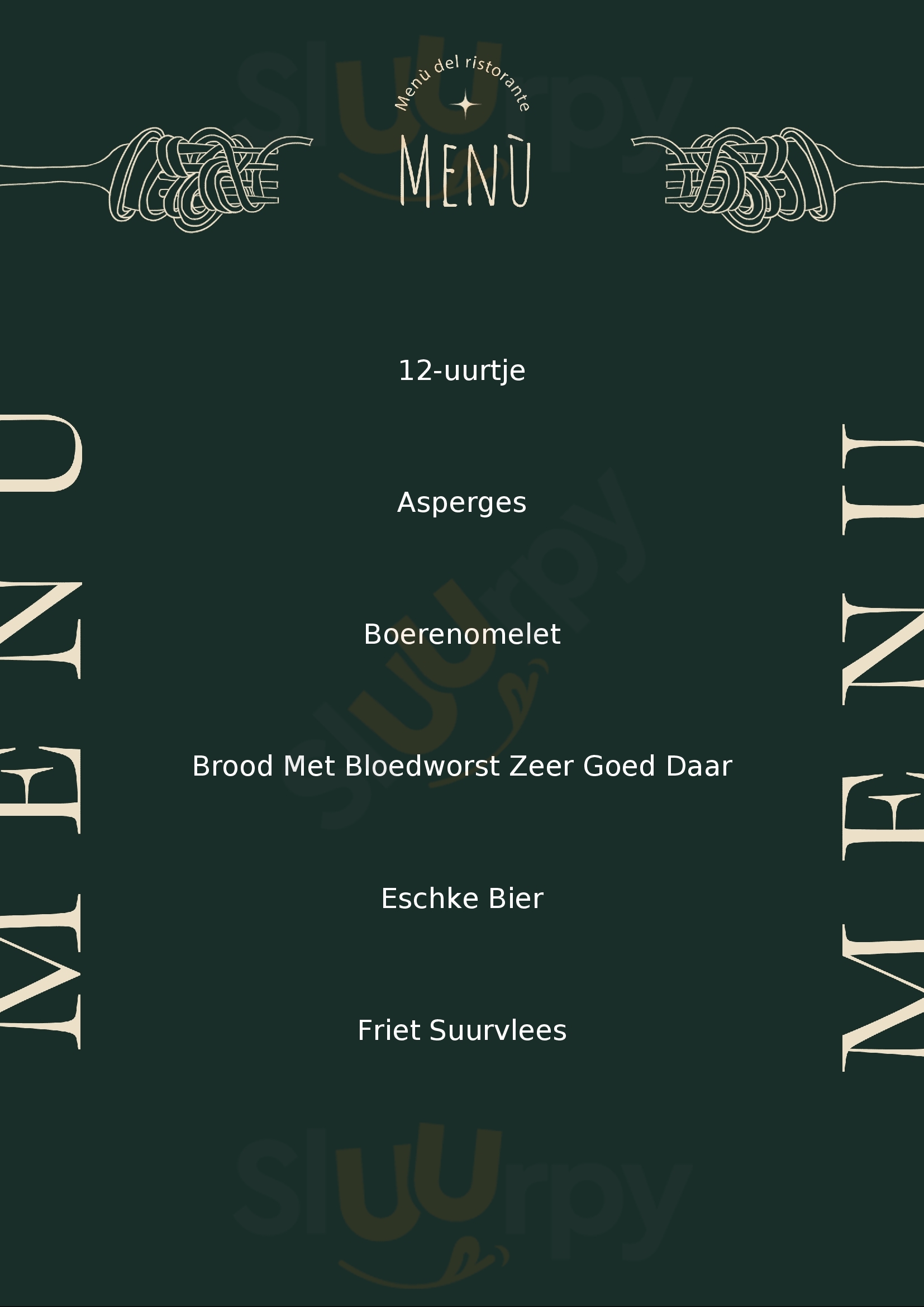 Cafe A Ge Pannes Schin op Geul Menu - 1