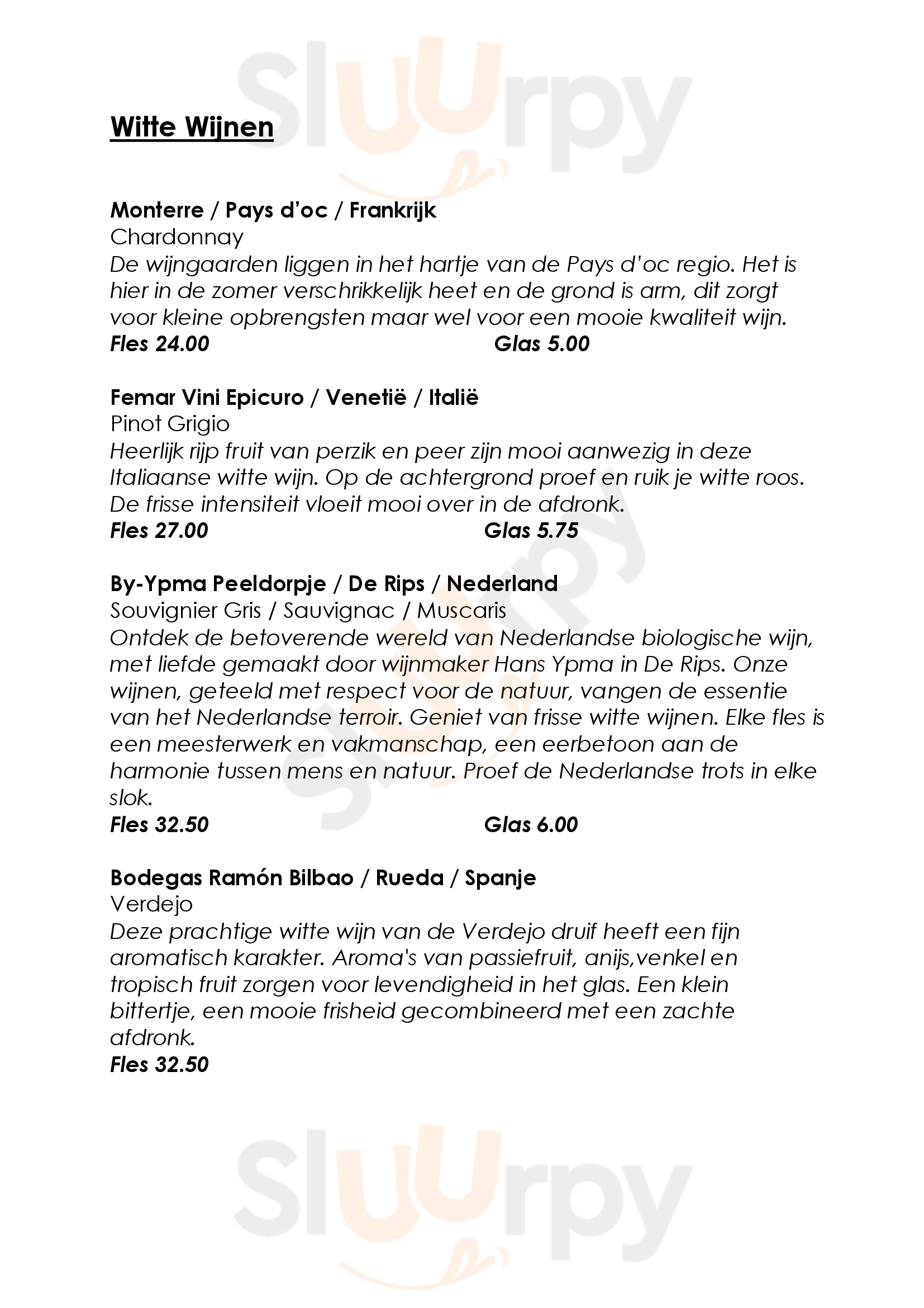 Grotel’s Genieten Bakel Menu - 1