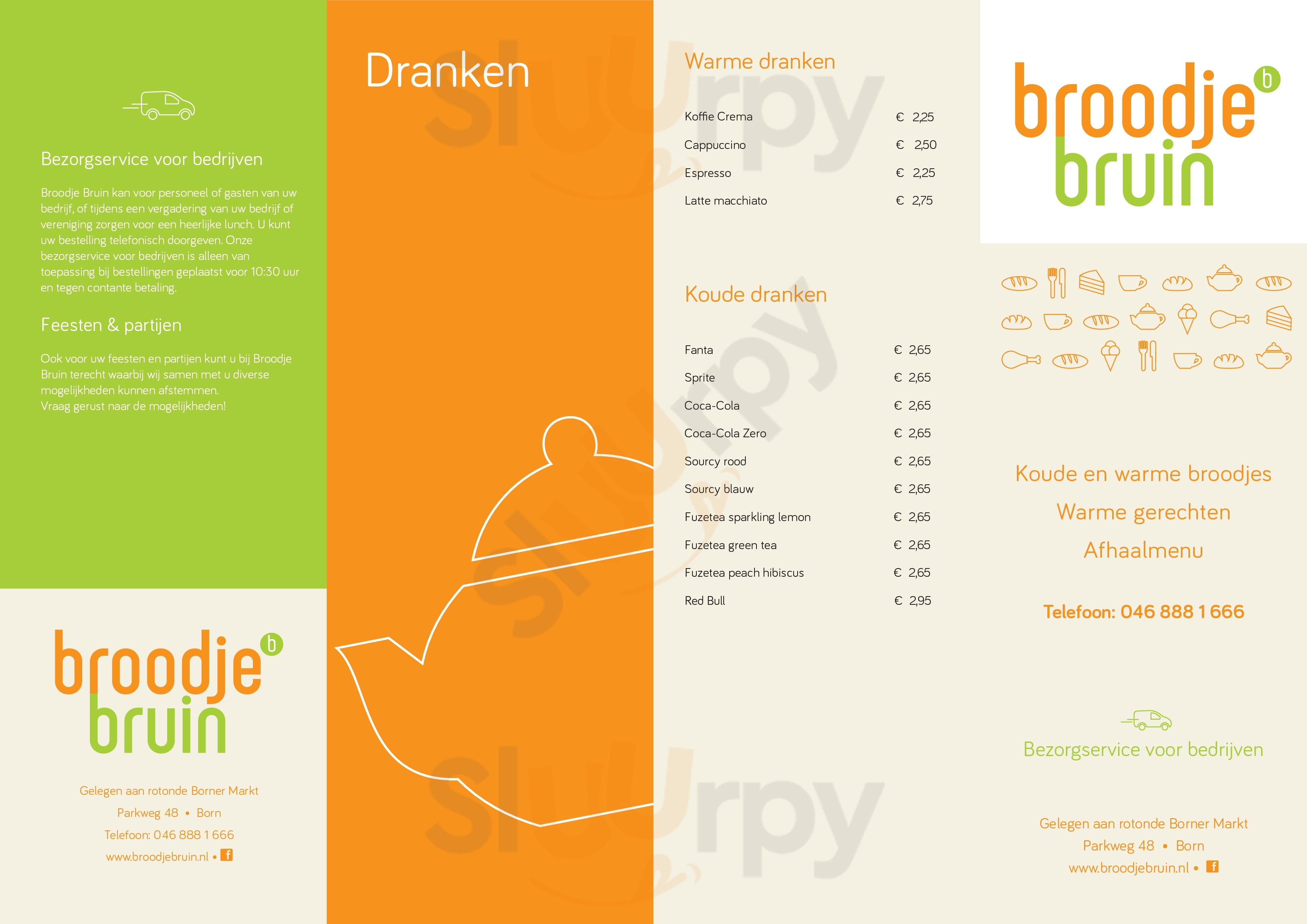 Broodje Bruin Born Menu - 1