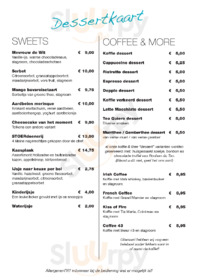 Stoer In De Beemster menu