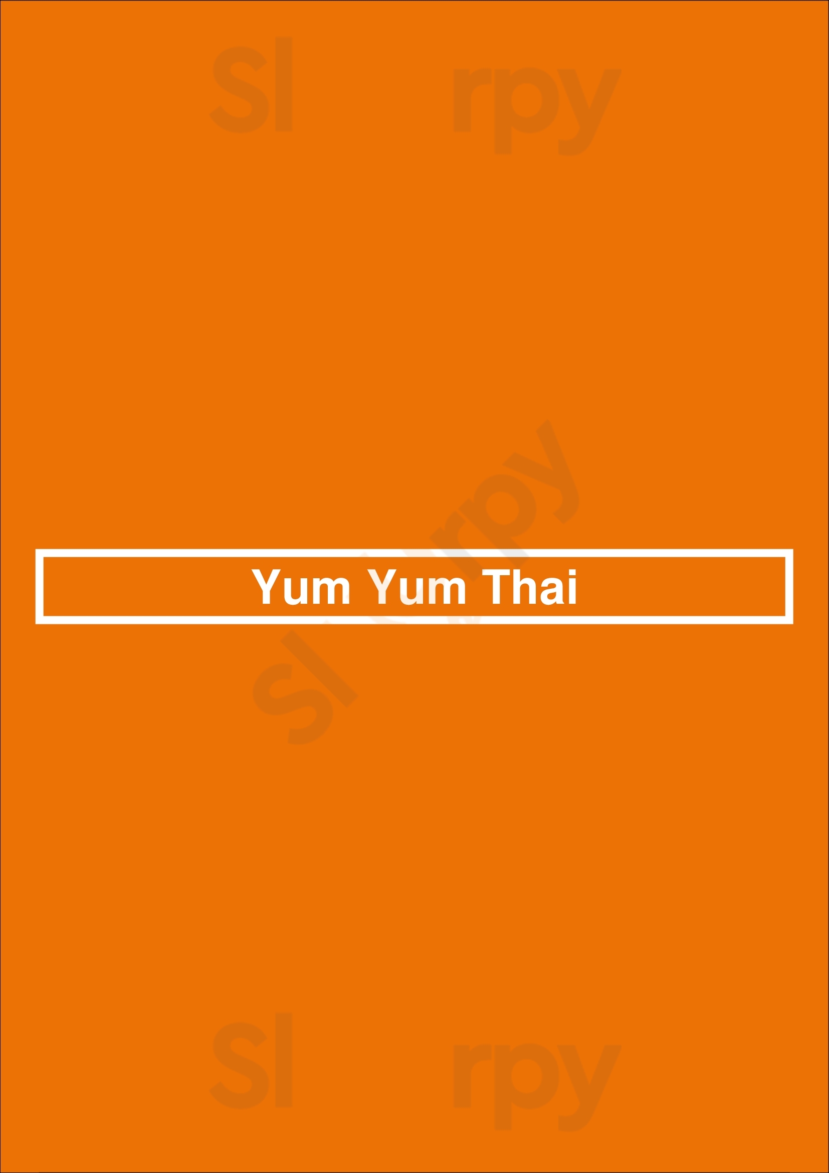 Yum Yum Thai Amsterdam Menu - 1