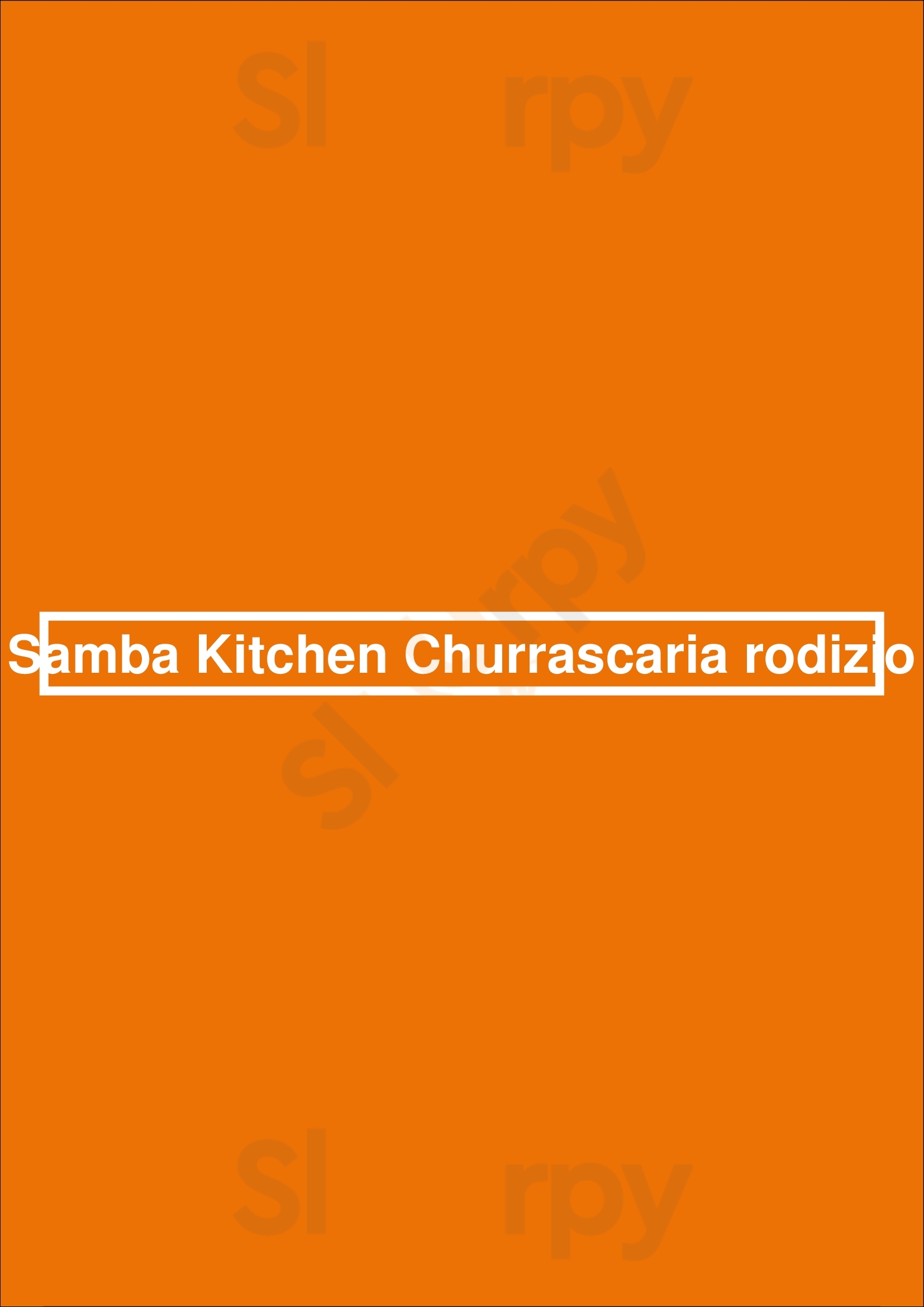 Samba Kitchen Churrascaria Rodizio Amsterdam Menu - 1