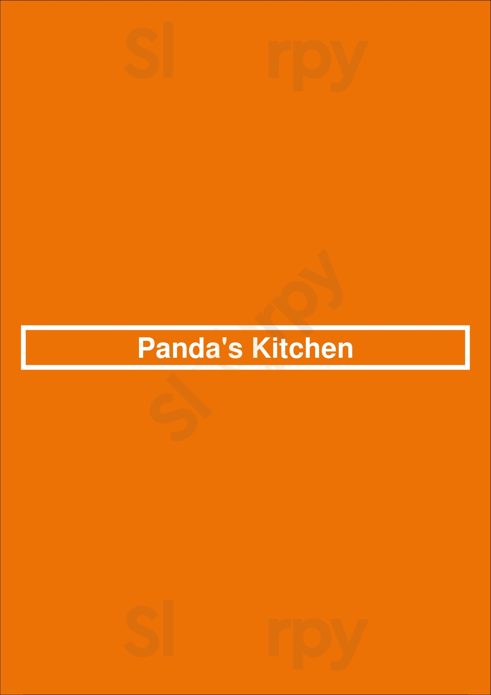 Panda's Kitchen Amsterdam Menu - 1
