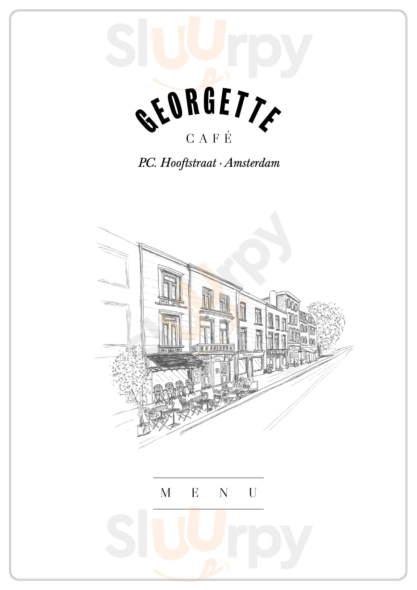 Café Georgette Amsterdam Menu - 1