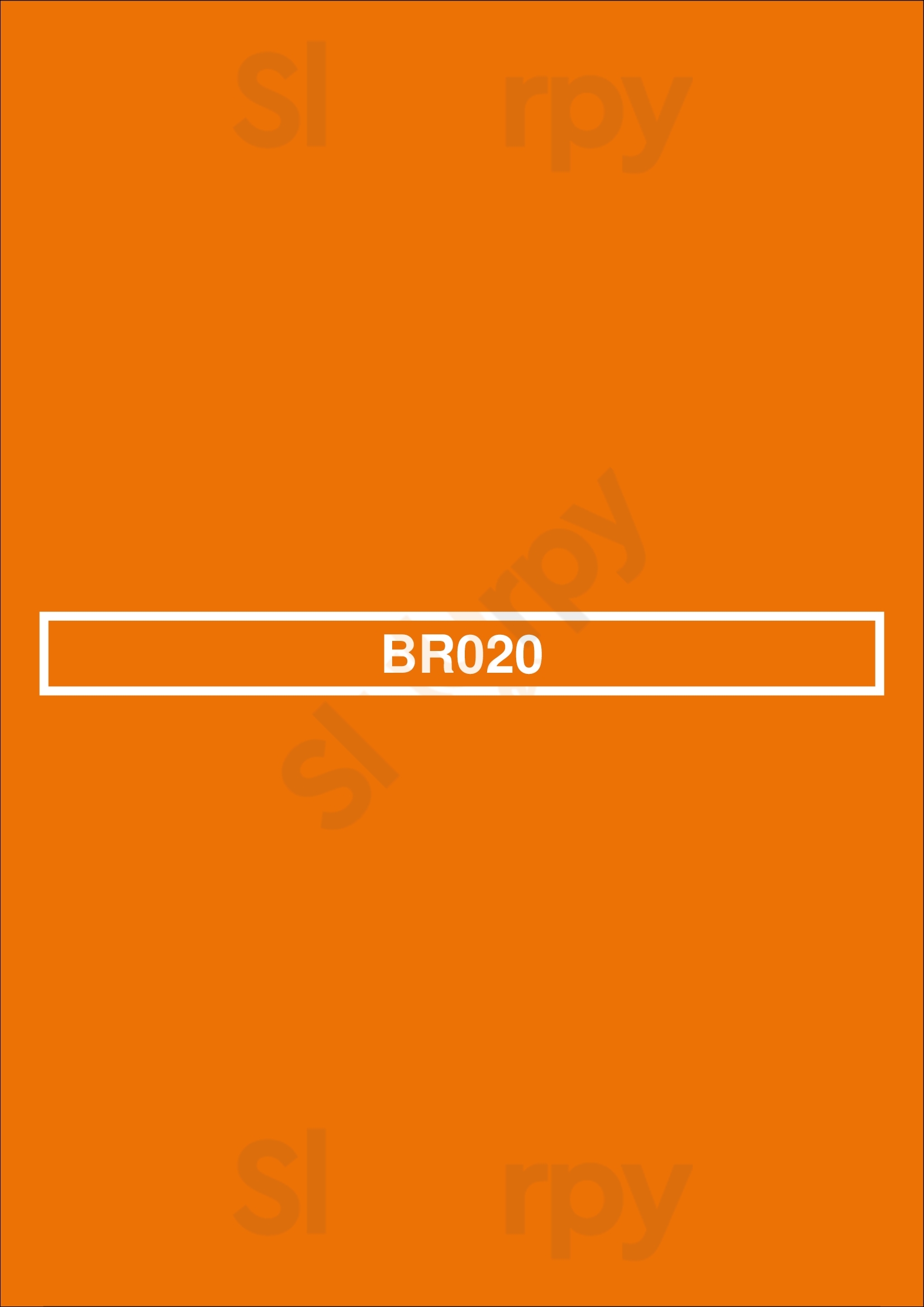 Br020 Amsterdam Menu - 1