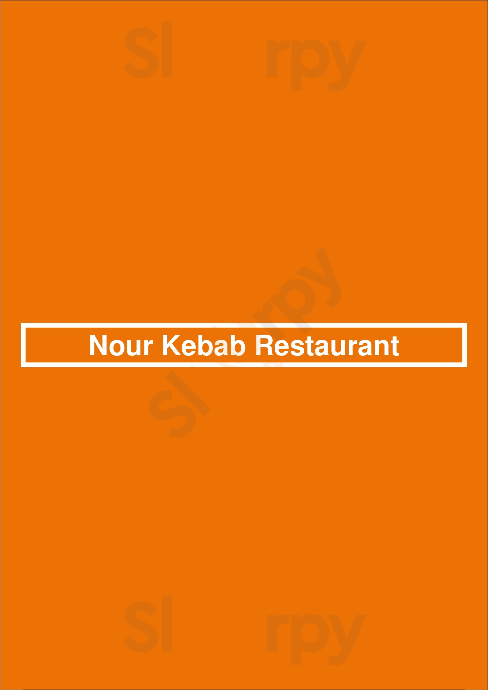 Nour Kebab Restaurant Amsterdam Menu - 1