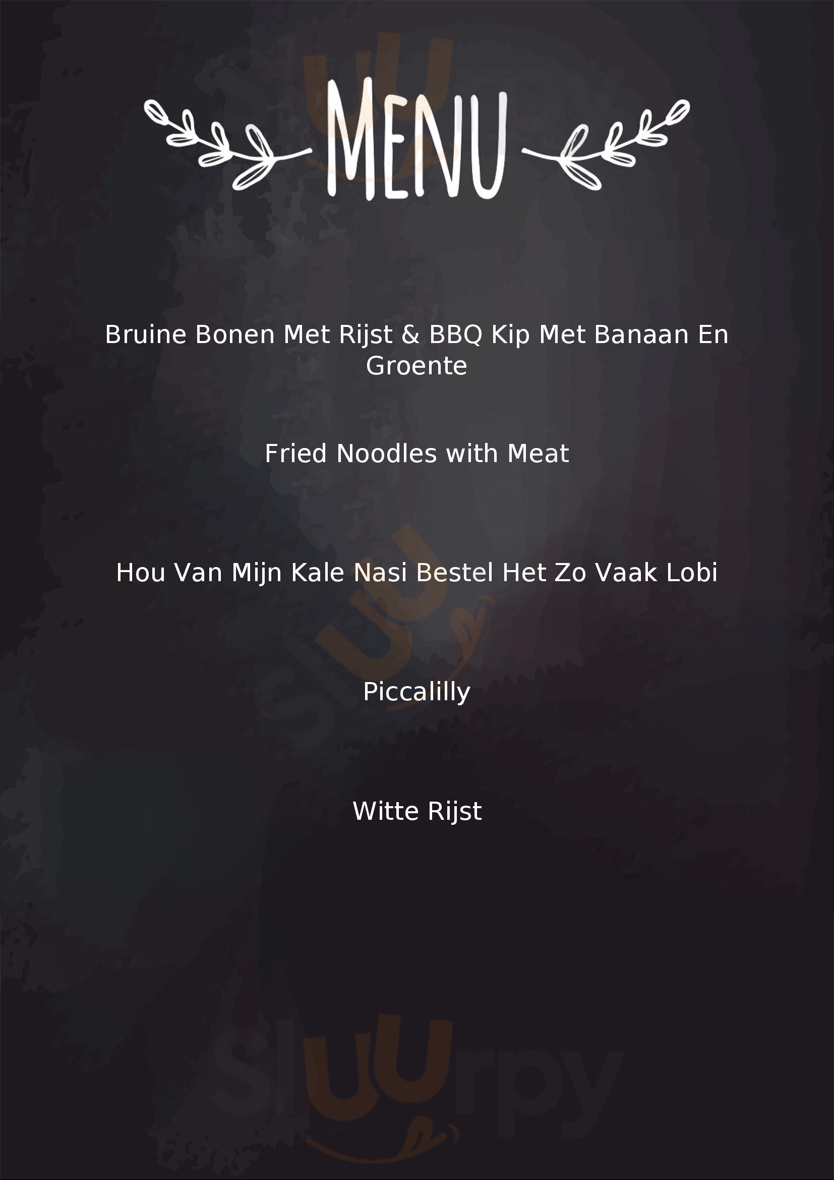 New Draver Restaurant Amsterdam Menu - 1