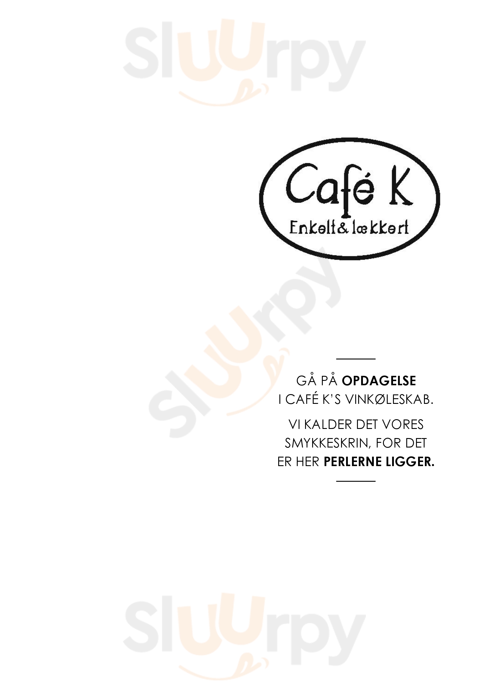 Café K Hobro Menu - 1