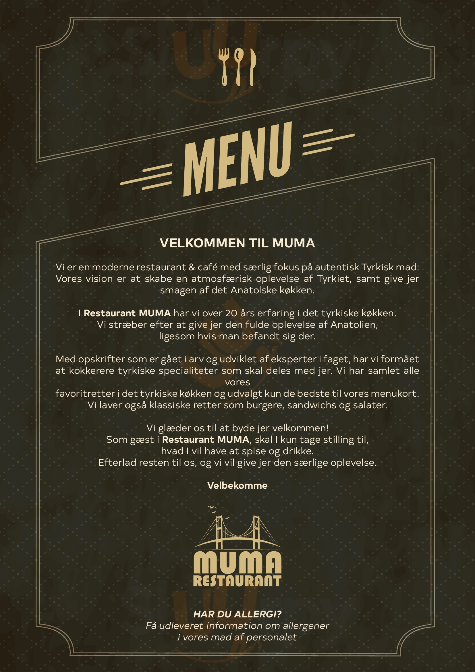 Restaurant Muma Brønshøj Menu - 1