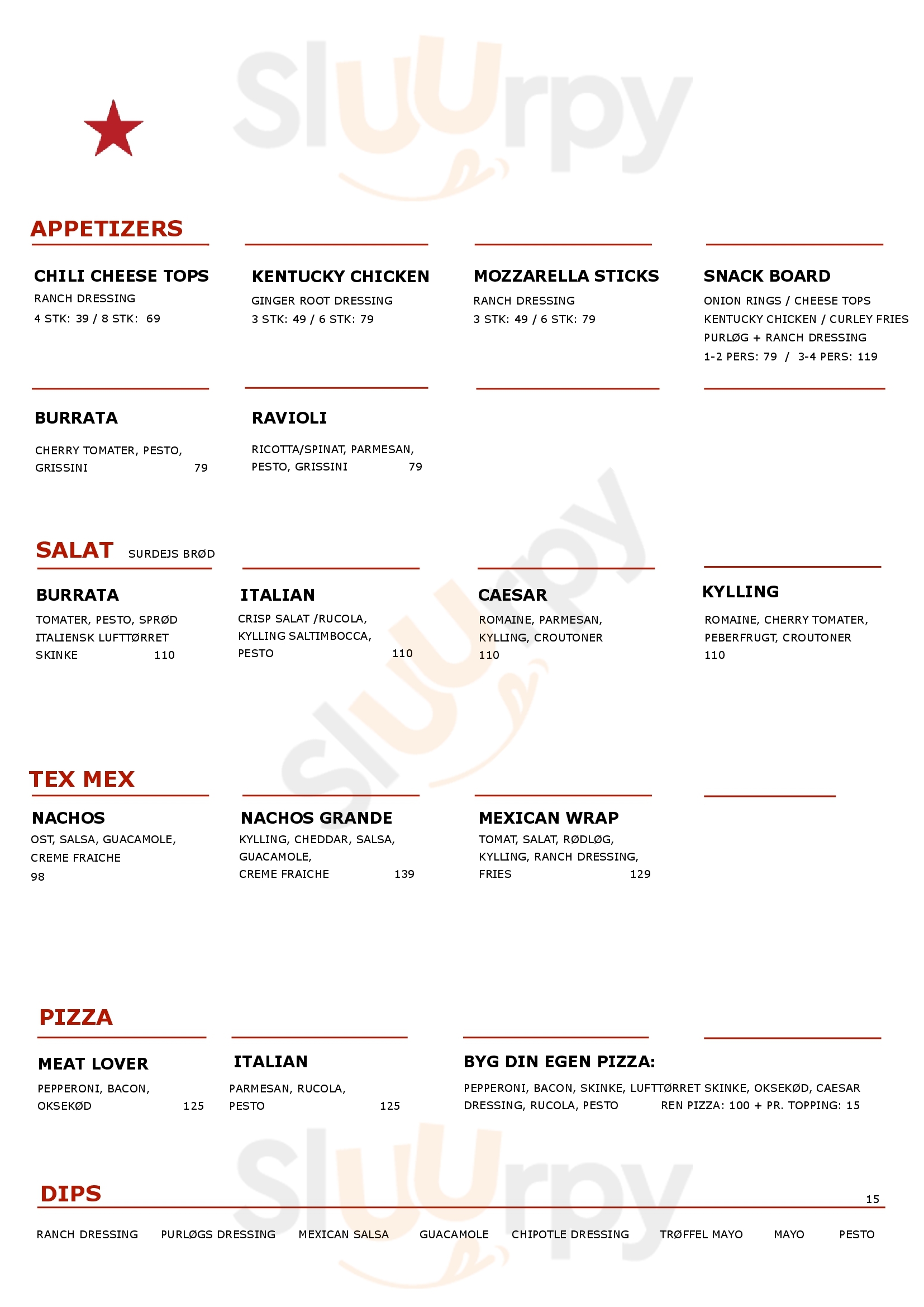Empire Frederikshavn Menu - 1