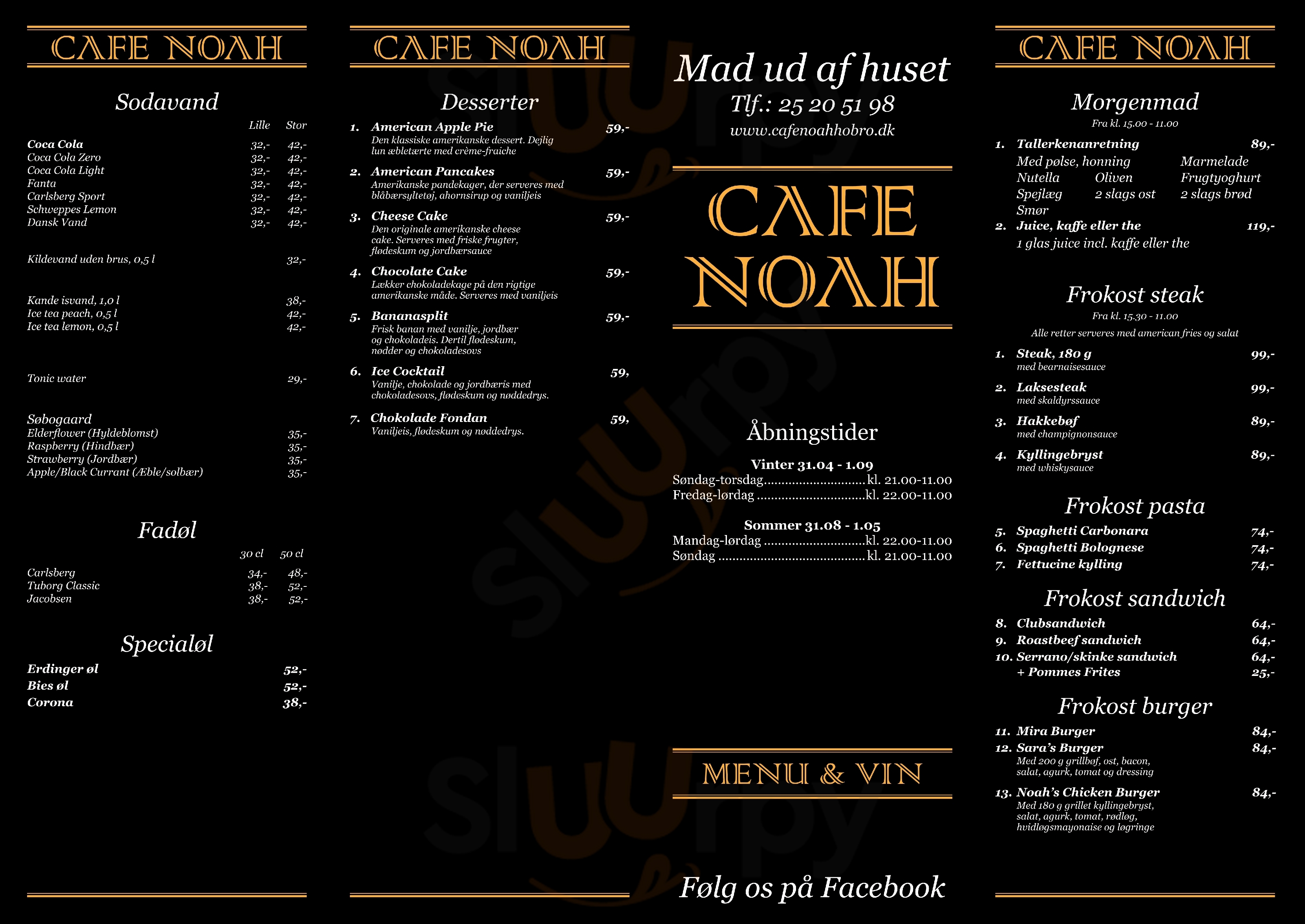 Cafe Noah Hobro Menu - 1