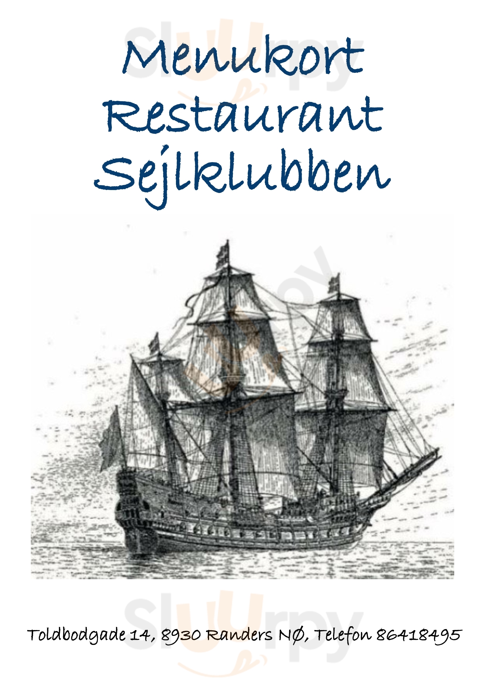 Restaurant Sejlklubben Randers Menu - 1