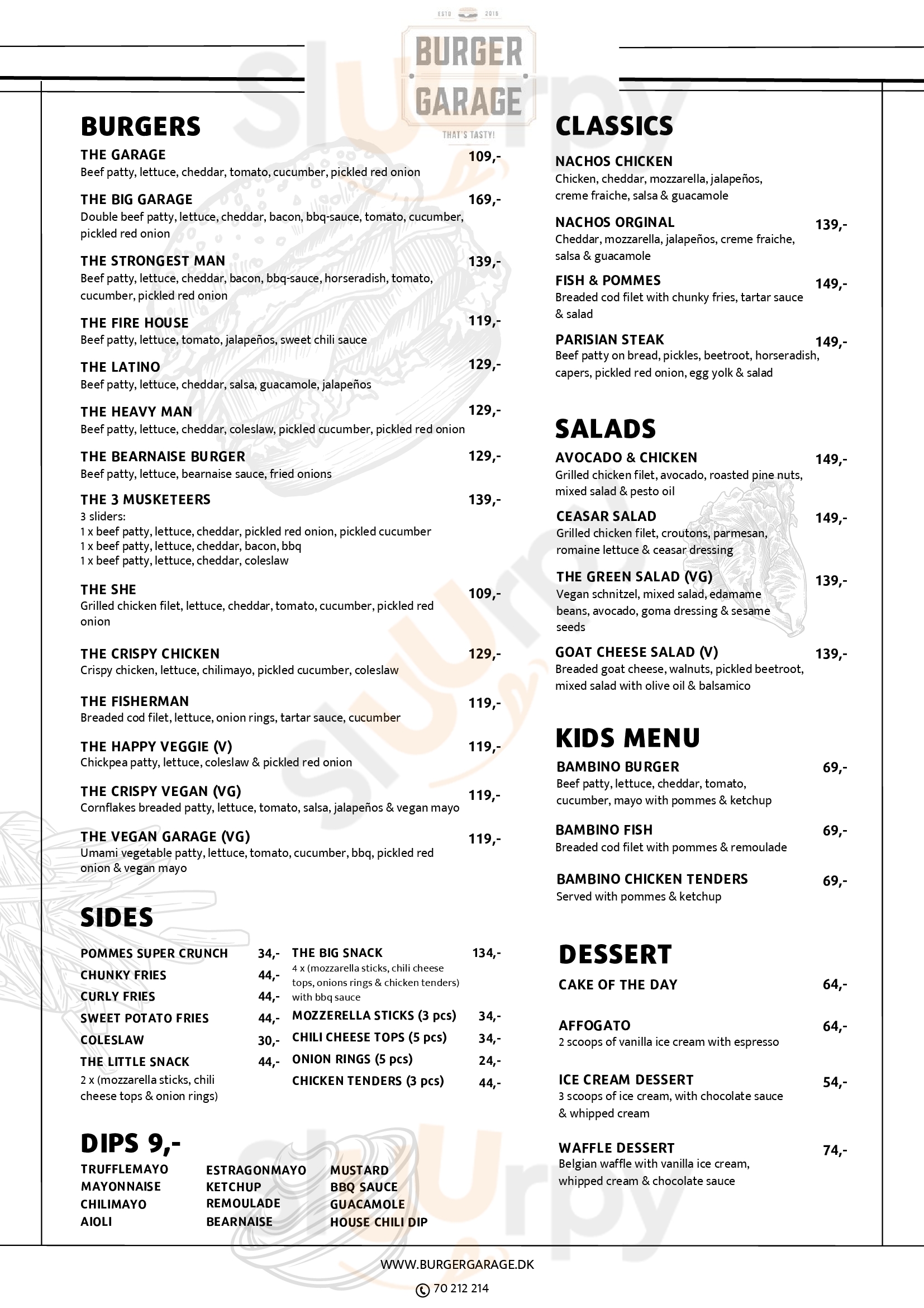 Slotsarkaderne Hillerød Menu - 1