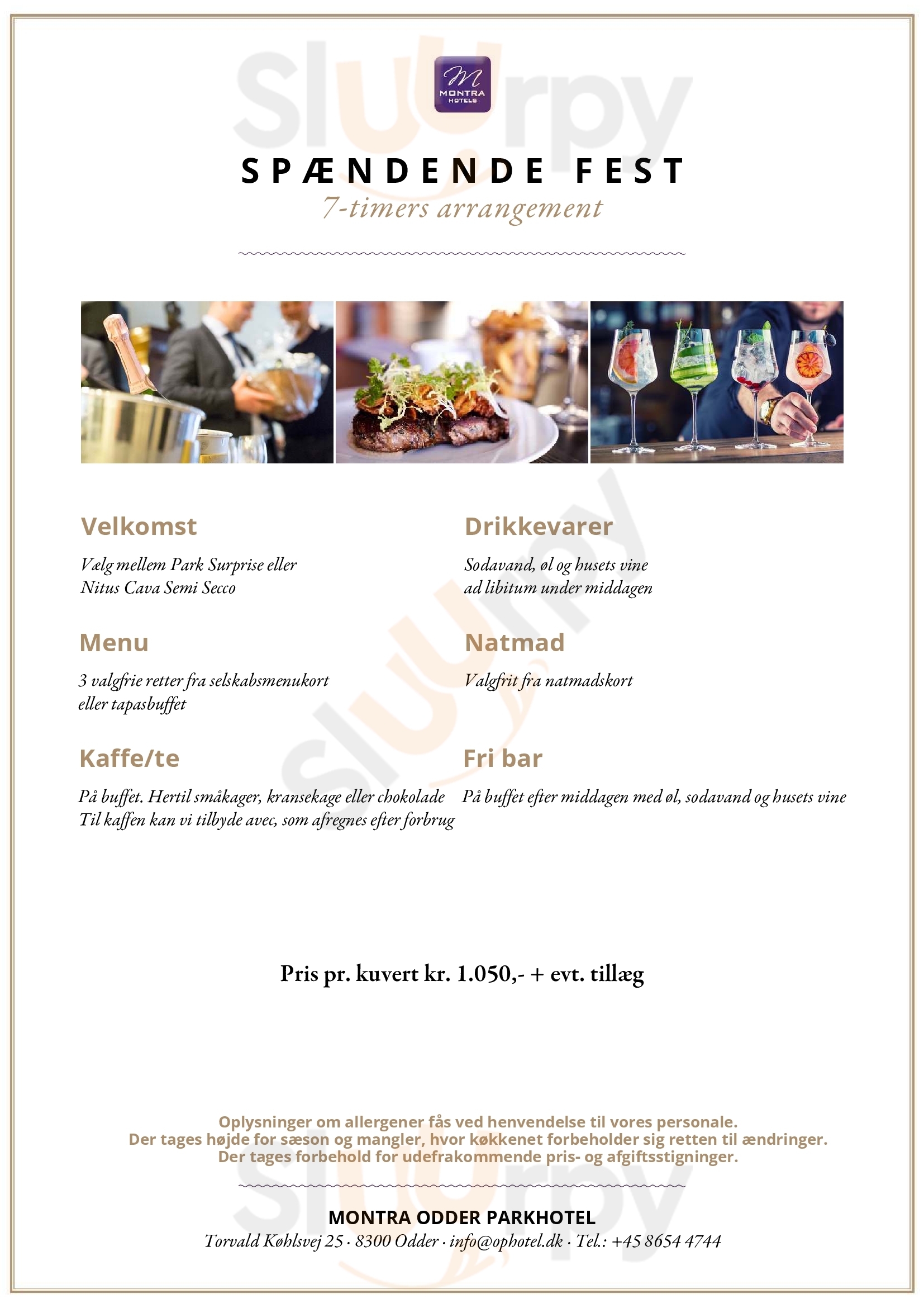 Hotel Hanstholm Restaurant Hanstholm Menu - 1