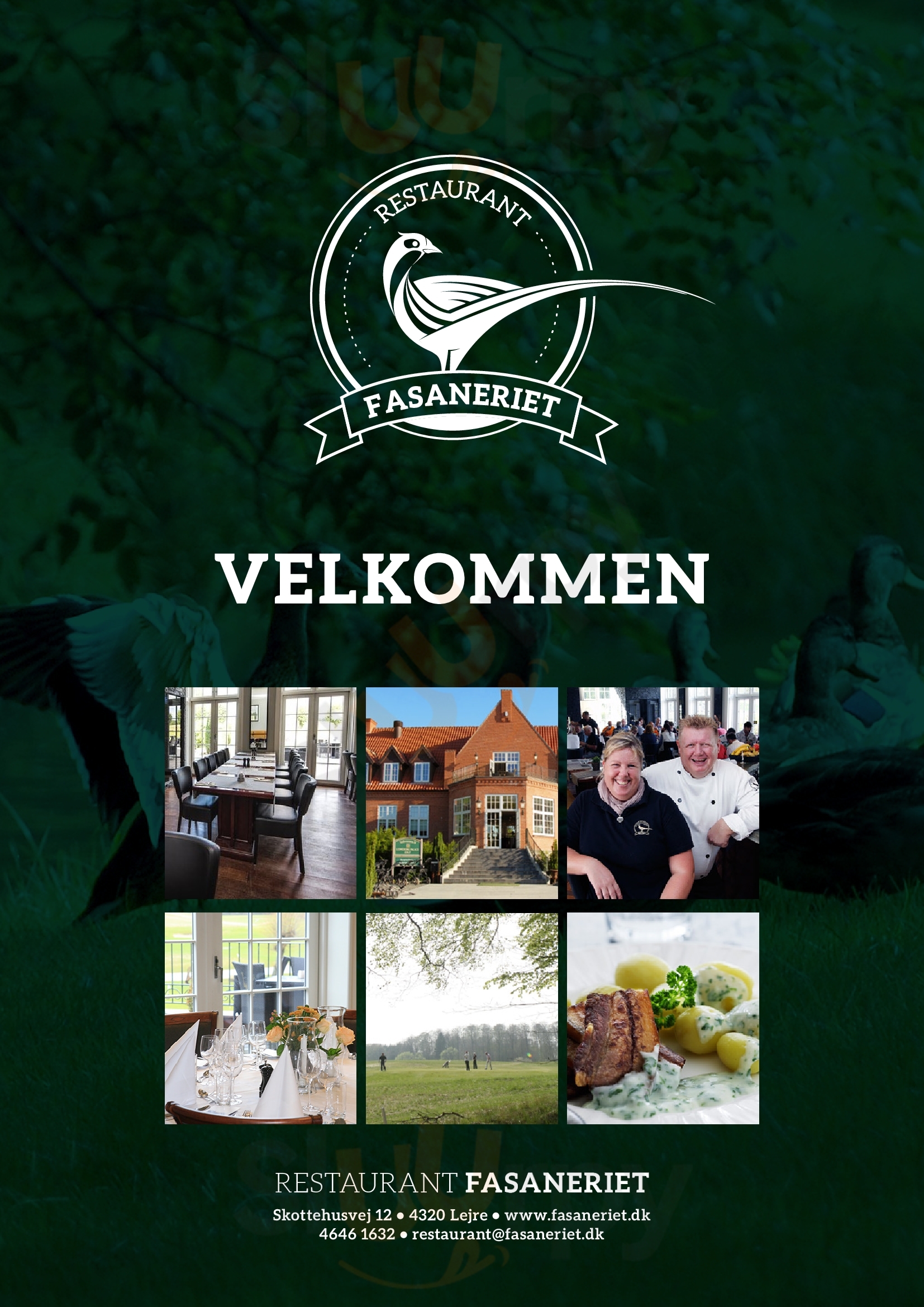 Restaurant Fasaneriet Lejre Menu - 1