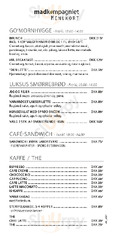 Madkompagniet menu