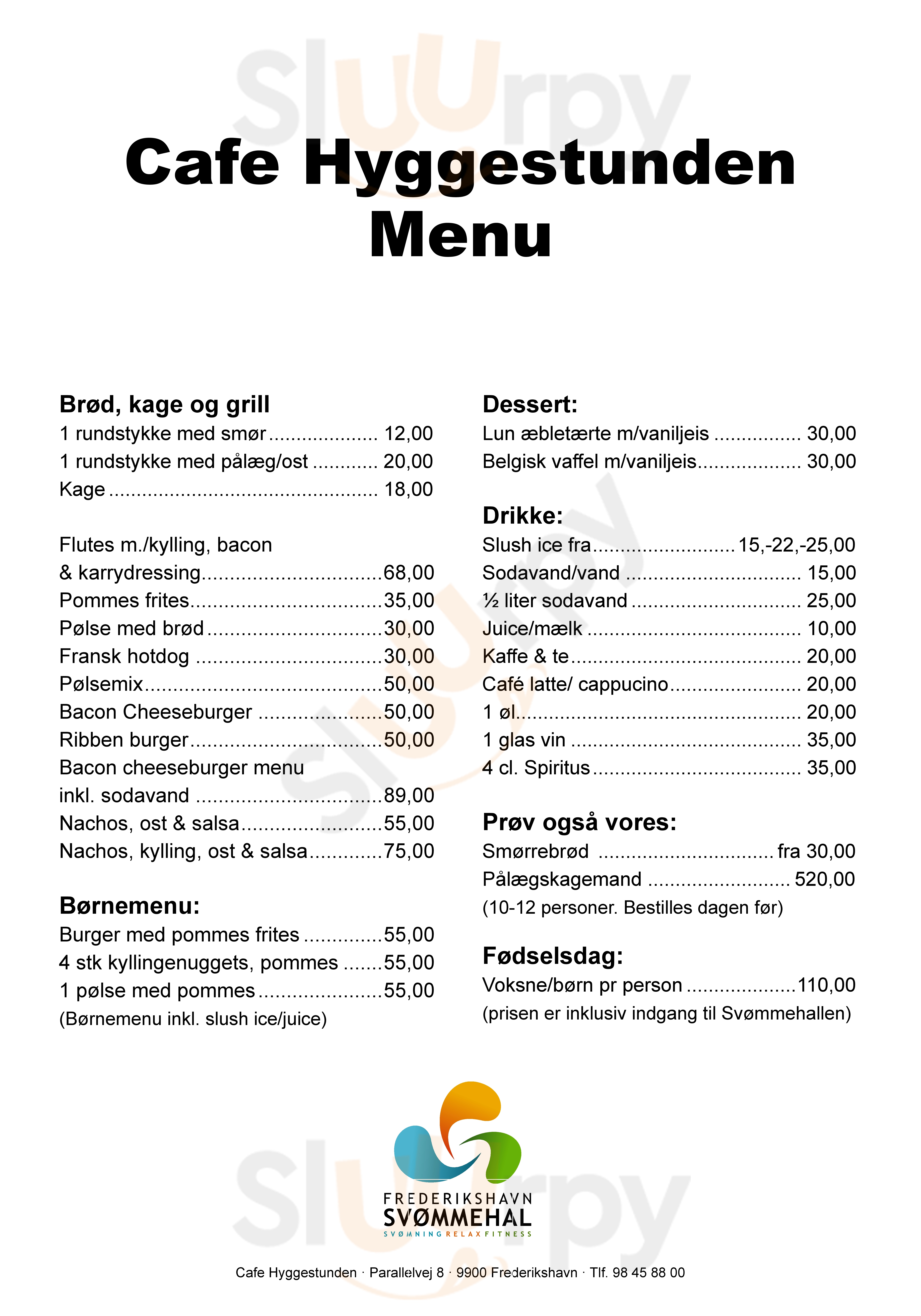 Cafe Hyggestunden Frederikshavn Menu - 1