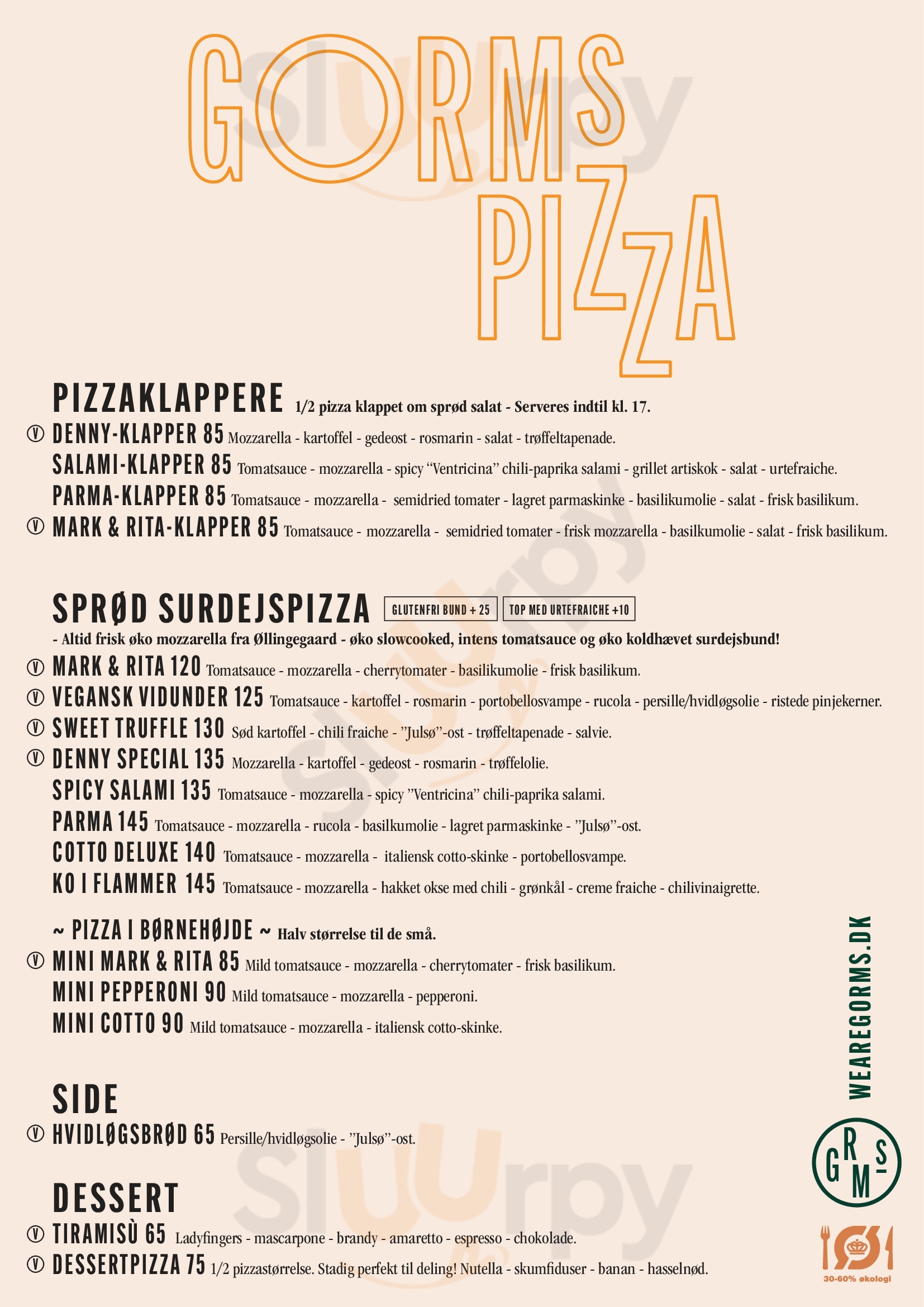 Gorm's Roskilde Roskilde Menu - 1