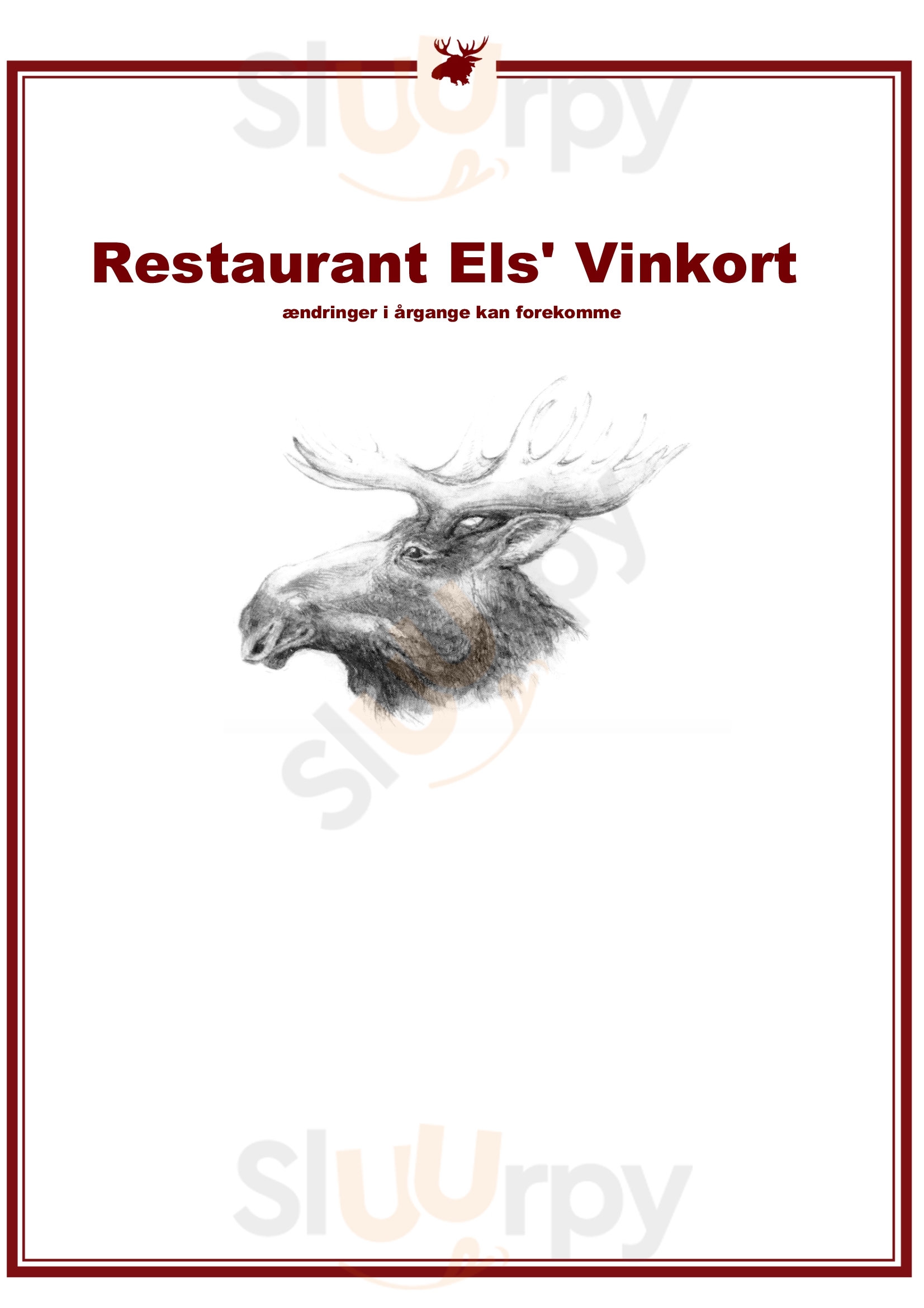 Restaurant Els København Menu - 1
